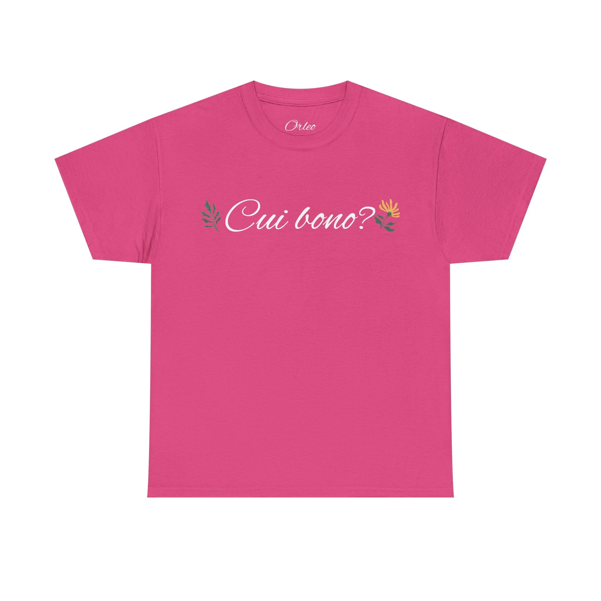 Cui Bono? Artwork— Design Latin Phrase Tee