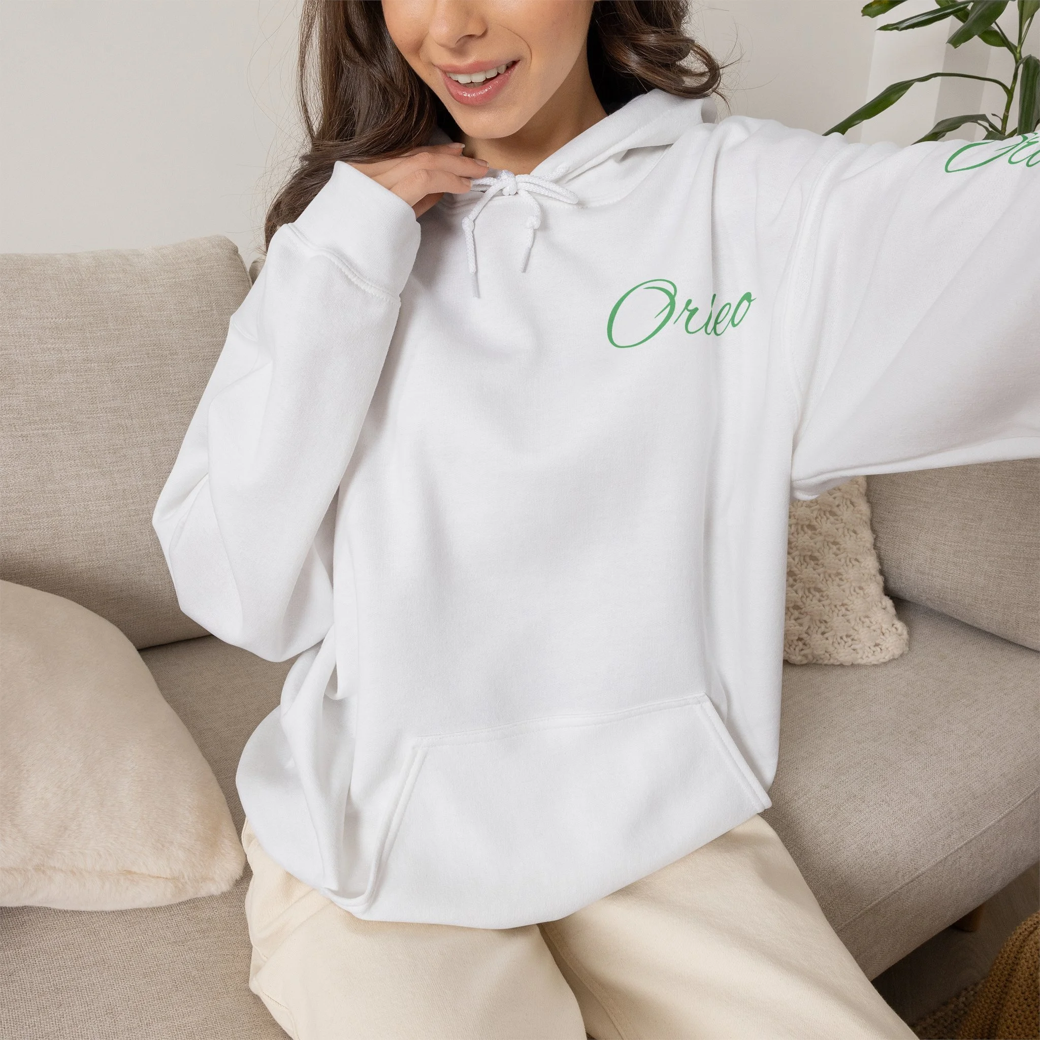 Limited! Orleo Hoodie — Standout Green Logo