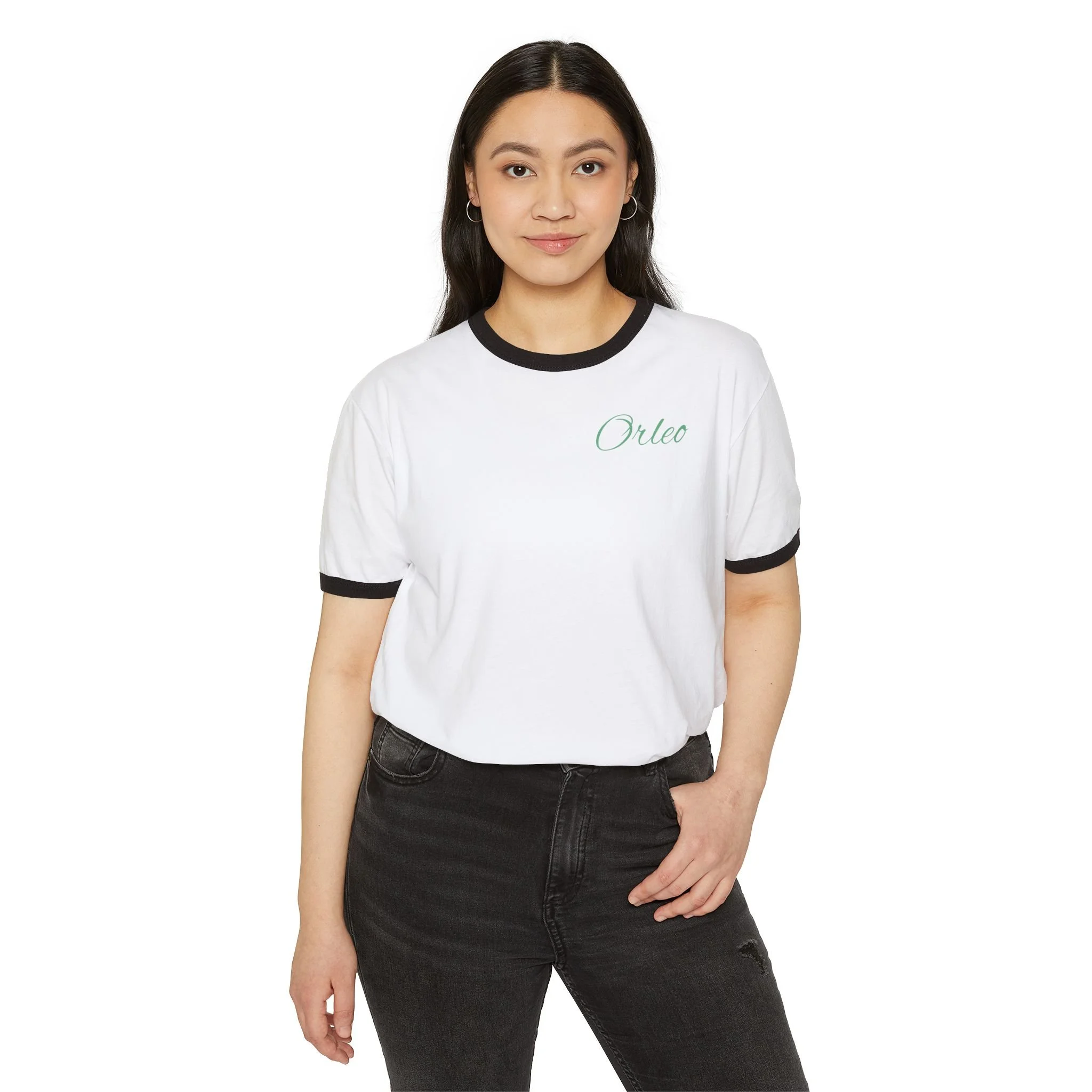 Limited! Orleo Ringer T‑Shirt — Standout Crew Tee