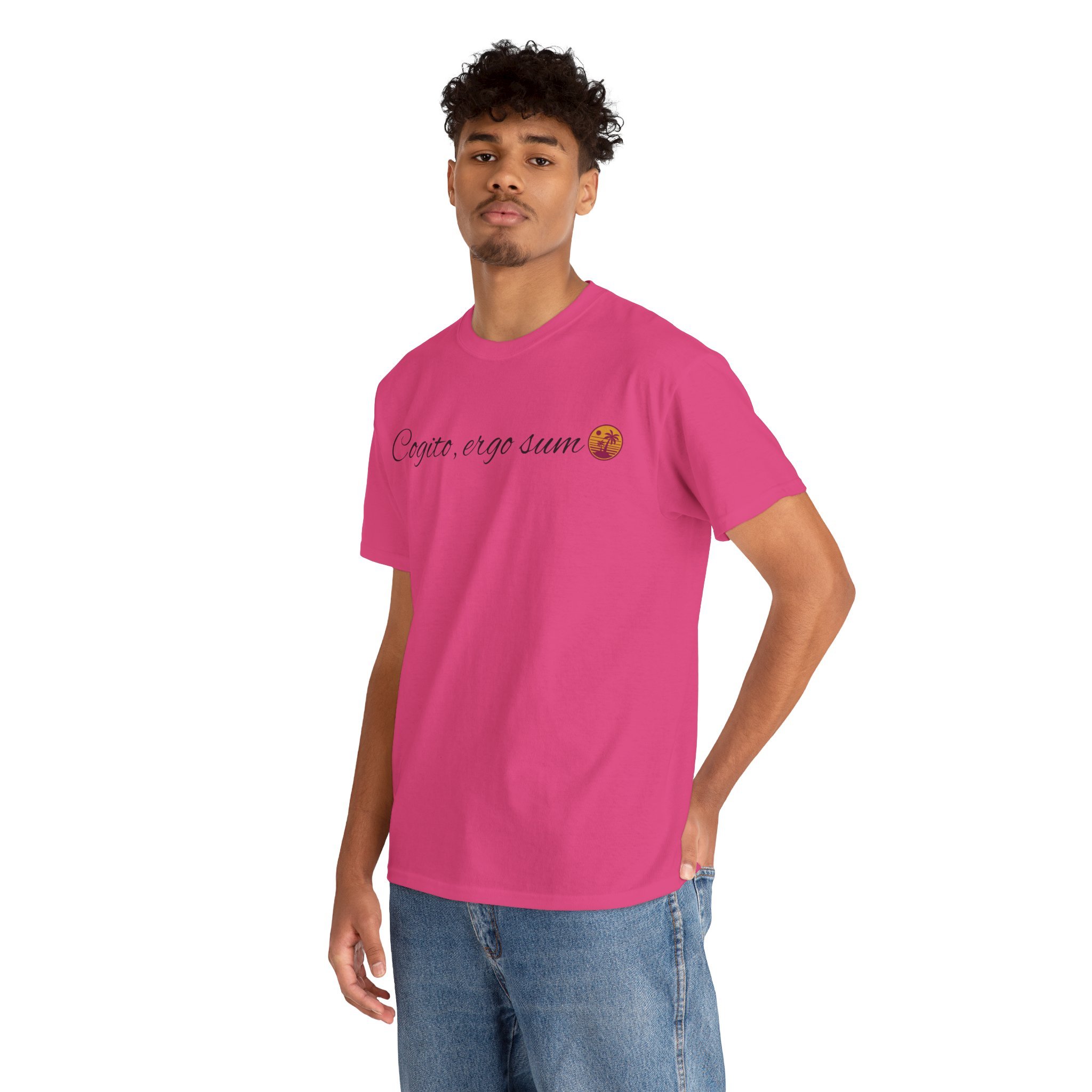 Limited! Cogito, Ergo Sum Artwork— Design Latin Phrase Tee