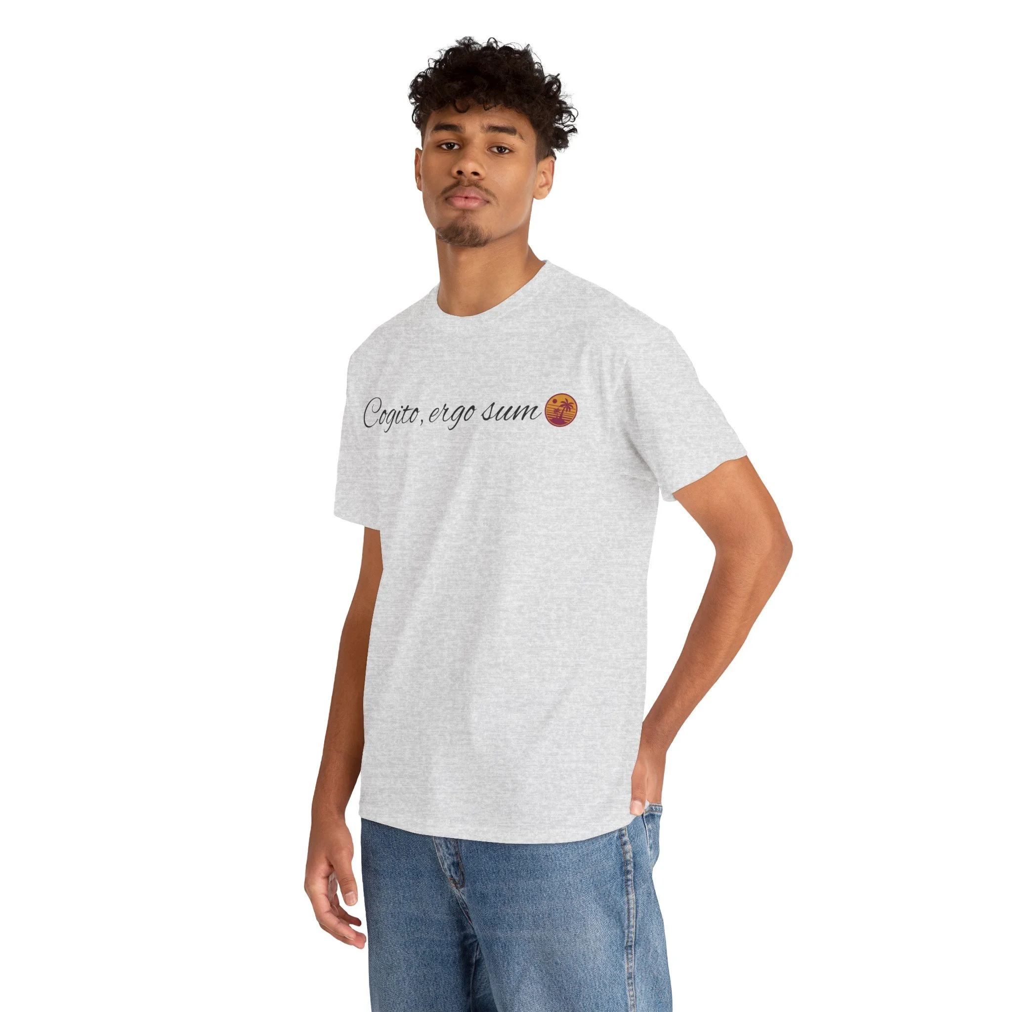 Limited! Cogito, Ergo Sum Artwork— Design Latin Phrase Tee