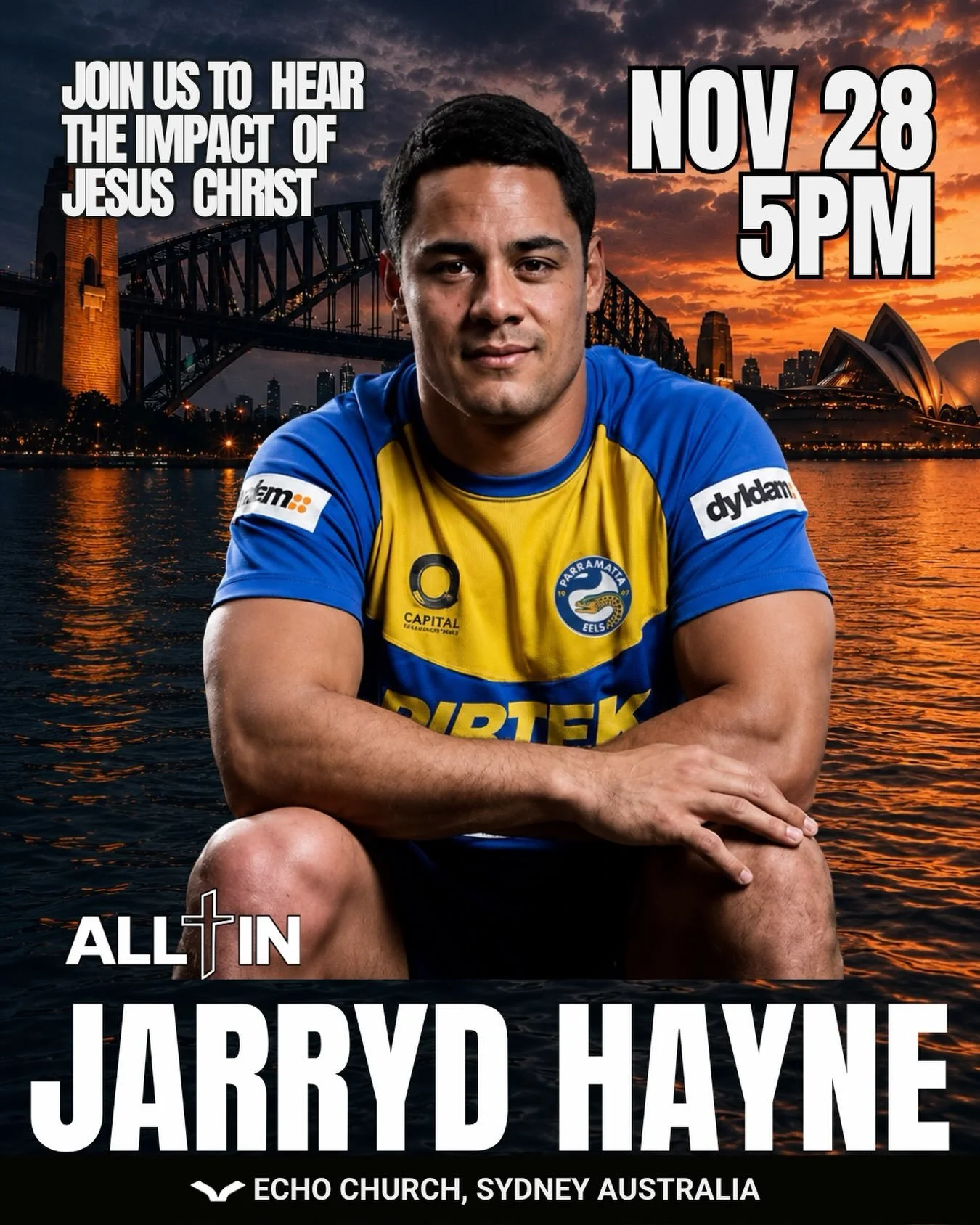 JARRYD HAYNE IS ALL IN.

Jarryd Hayne was one of the most electrifying rugby league players we&rsquo;ve ever seen.

He did things on a football field most people could only dream of doing.

Dally M Medals. State of Origin. Representing his country. T