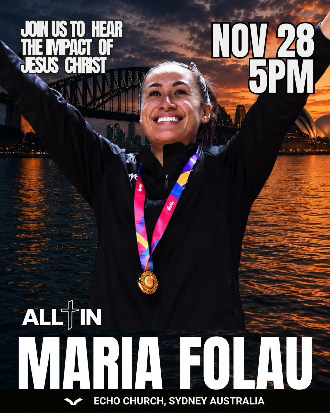 MARIA FOLAU IS ALL IN. 

A career spent competing at the highest level of international netball representing her country on 150 occasions. But Maria Folau&rsquo;s story goes far beyond what she achieved on the court.

Alongside her husband, Maria has