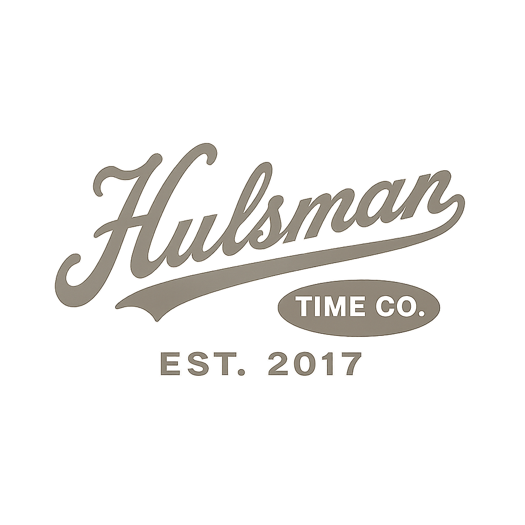 Logo for Hulsman Time Co., established in 2017.