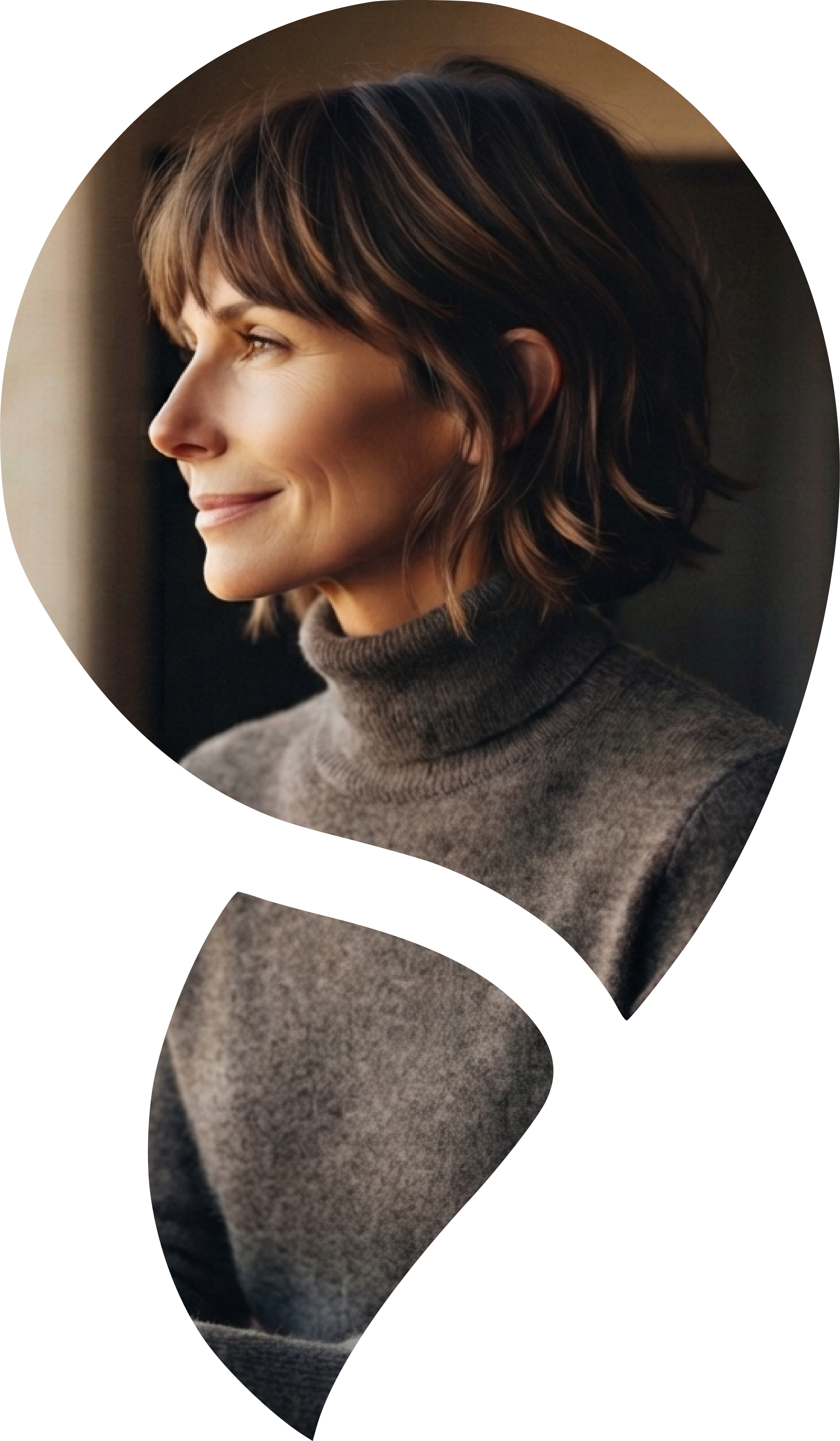 Woman in a counselling or executive coaching session creating space for what comes next