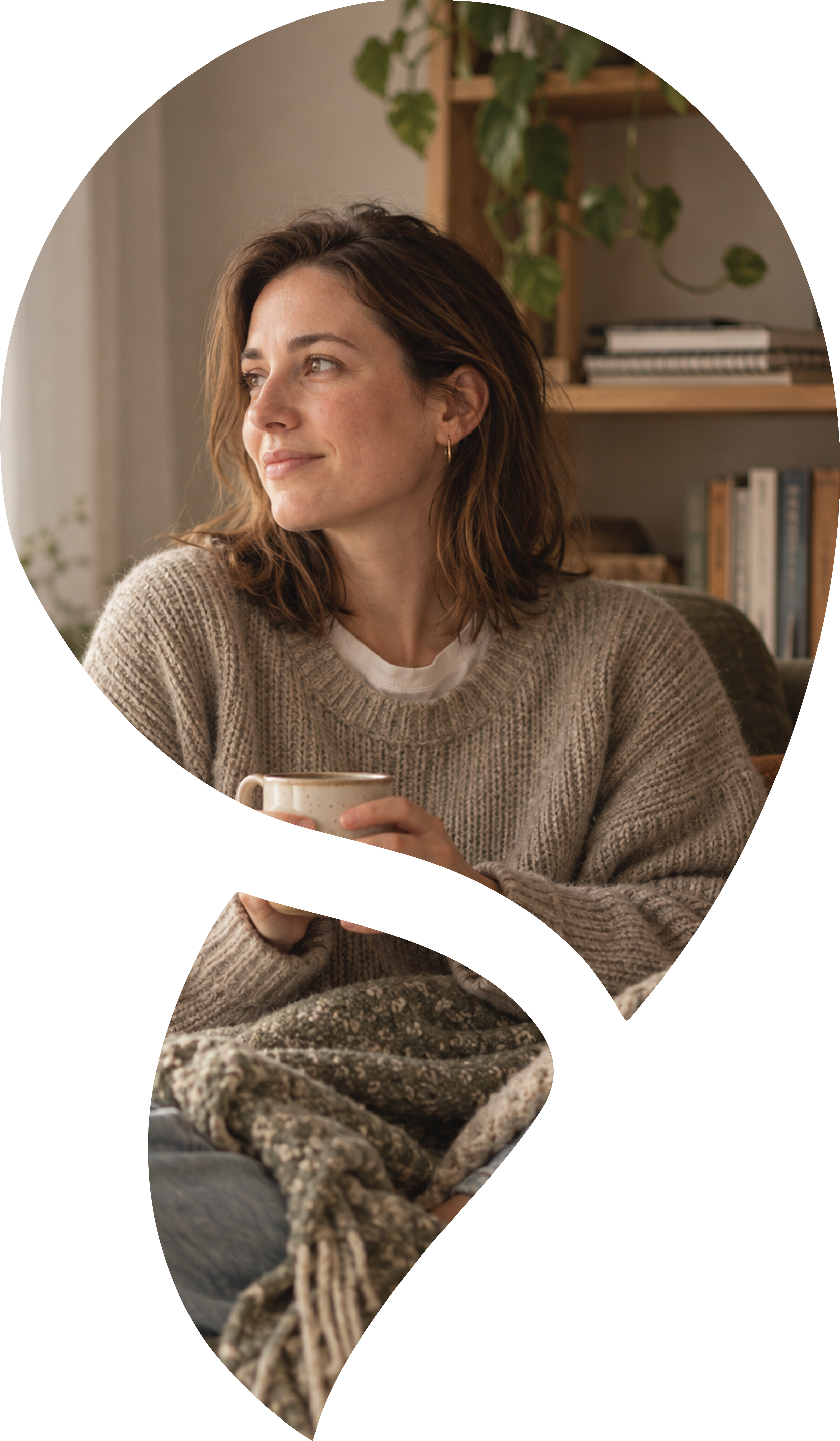 Neurodivergent woman in calm counselling environment