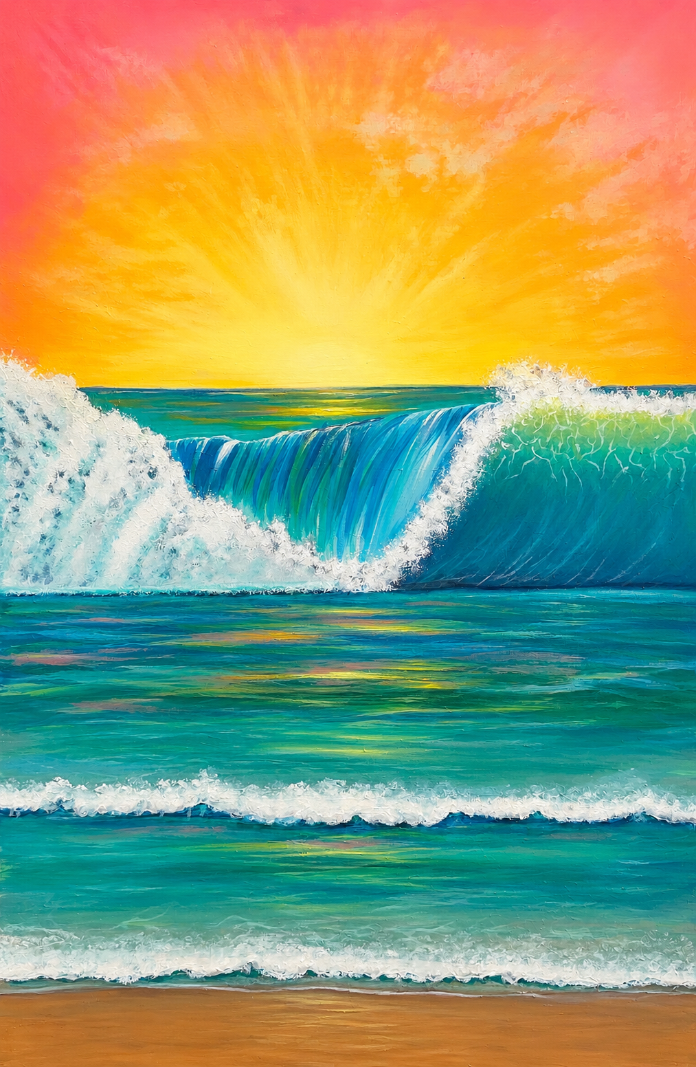 Ocean Wave 2 (5x7) Print