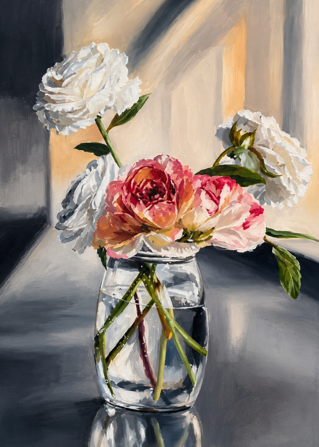 Flowers in a jar (5x7) print