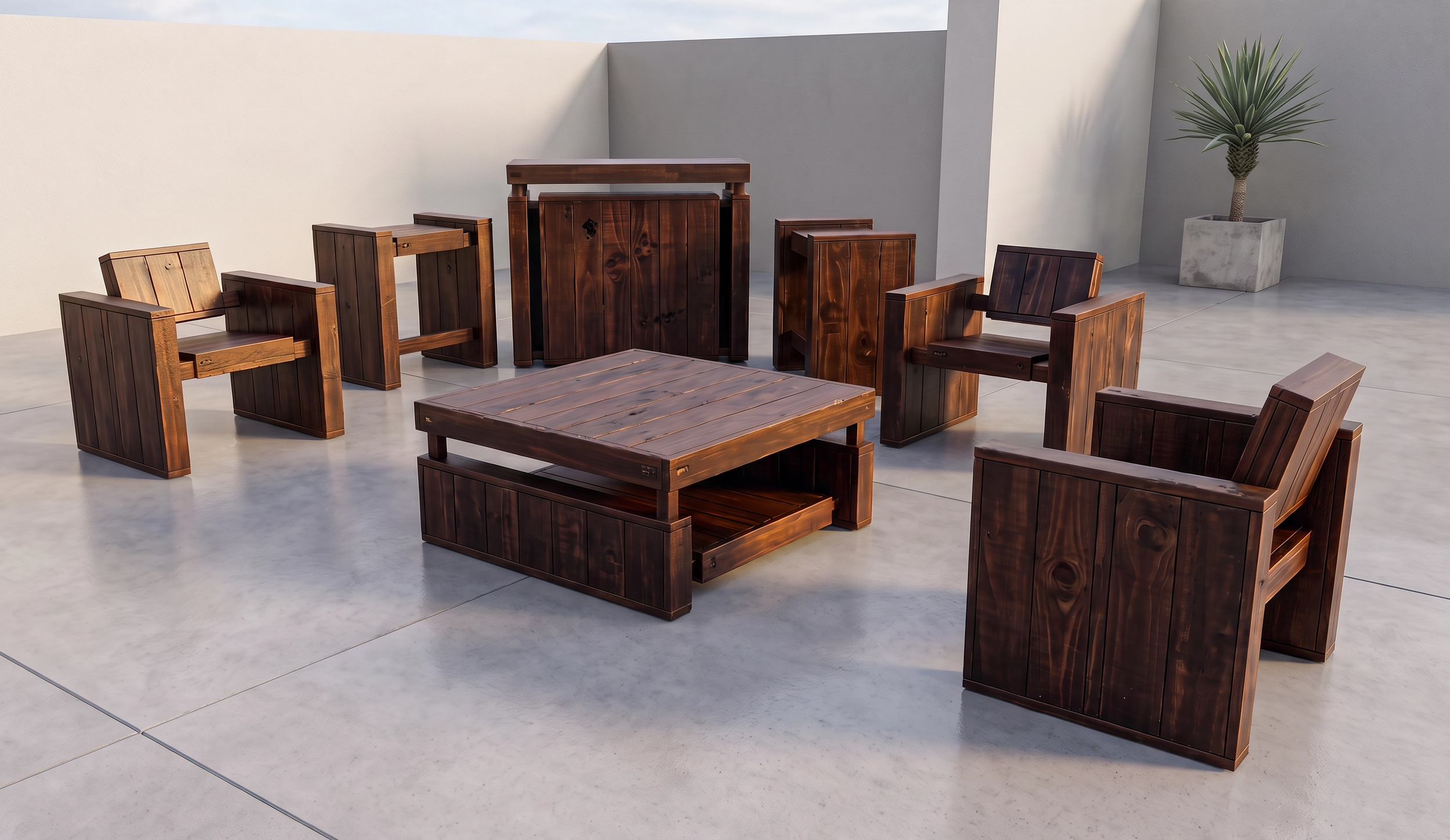 Modern Line Deck Set