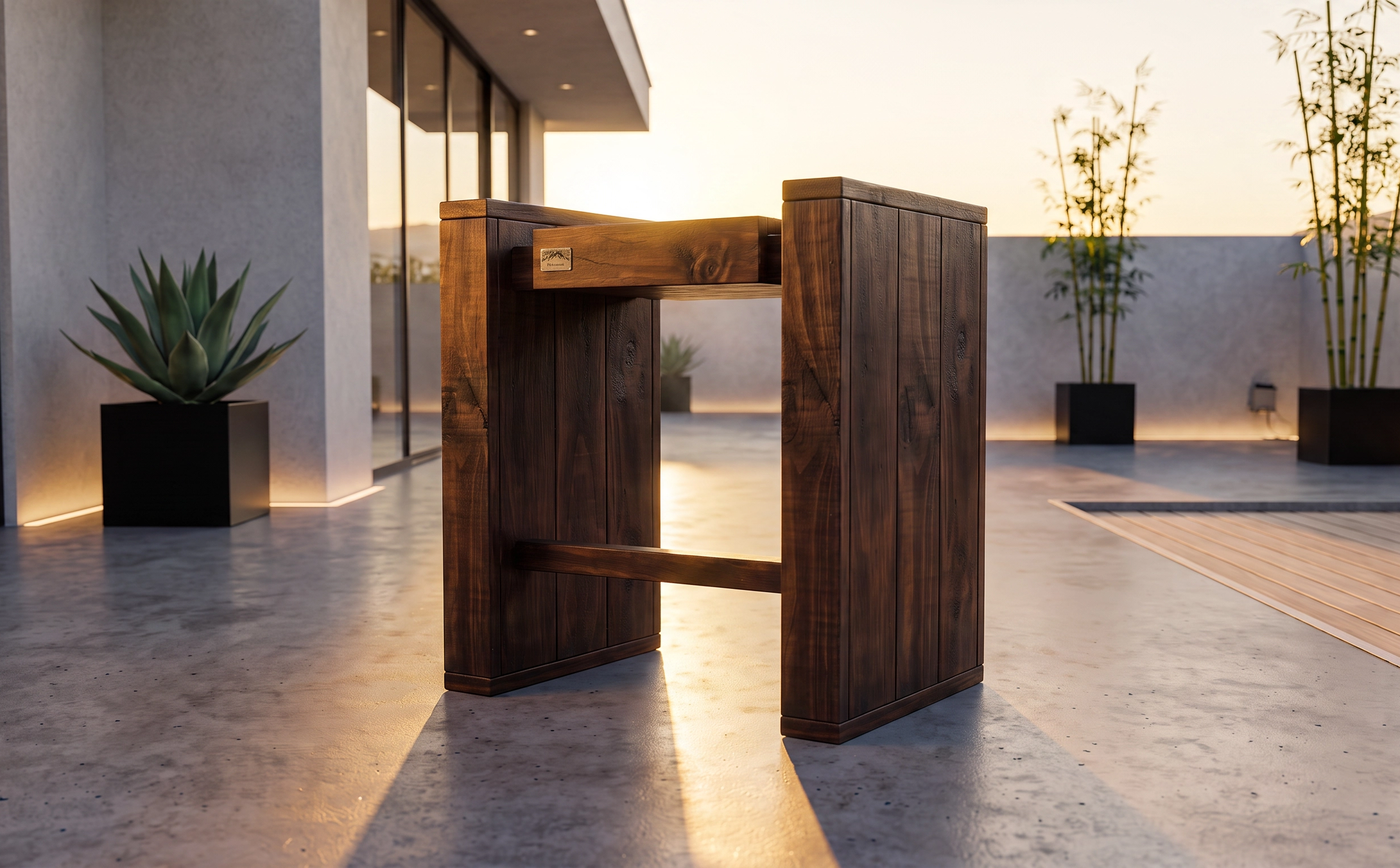 Modern Line Stool