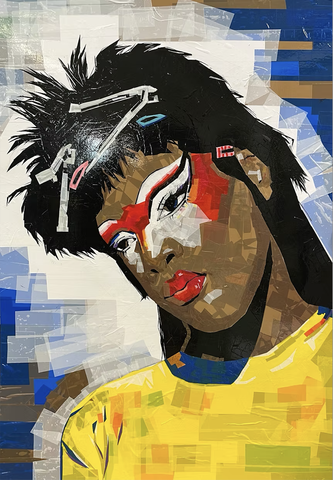 La Geode - Tape Collage (Dan in Drag)
