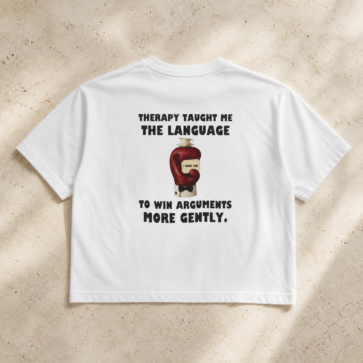 Therapy Taught Me the Language to Win Arguments More Gently | Communication Satire | Women's Boxy T-Shirt
