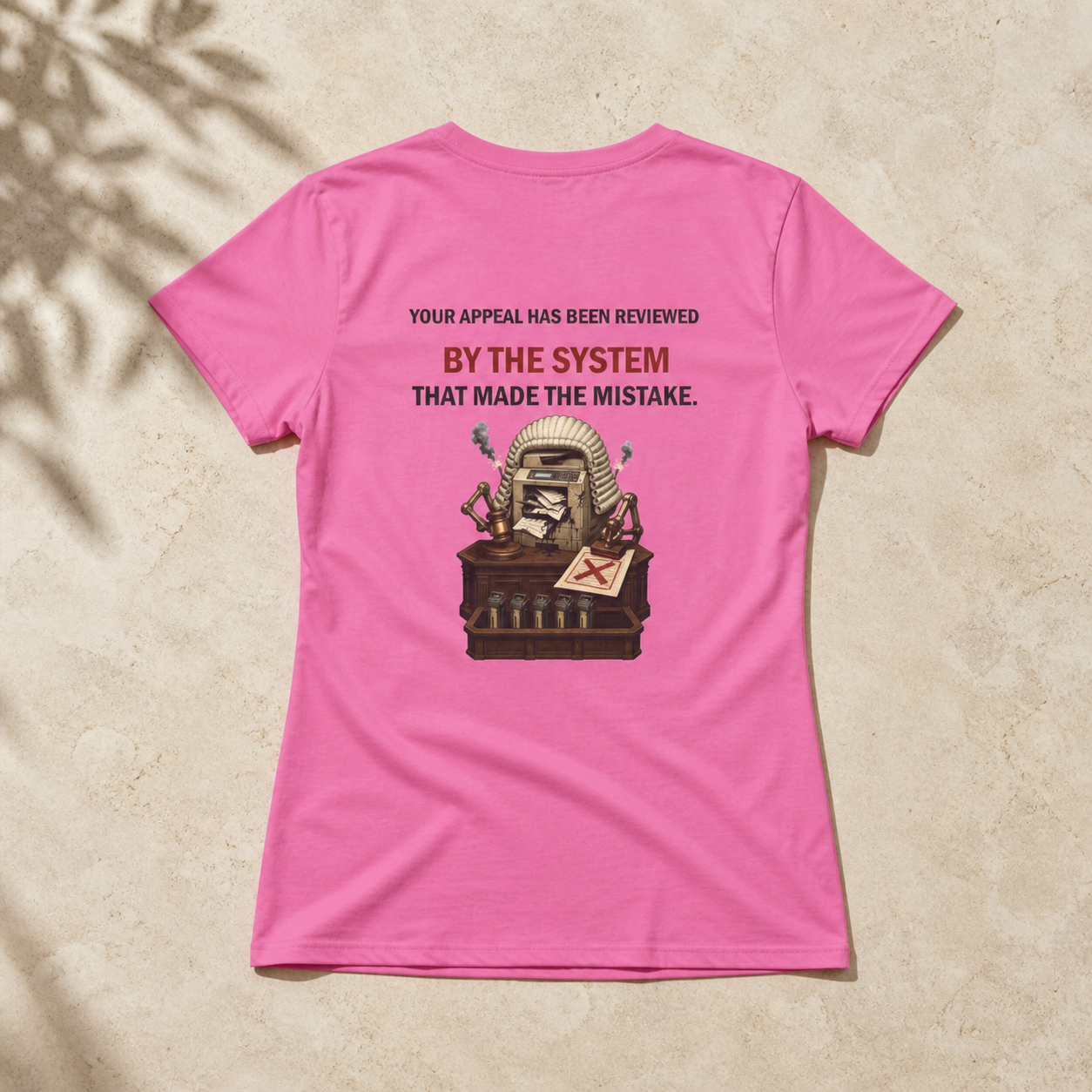 Your Appeal Has Been Reviewed by the System That Made the Mistake | Bureaucracy Satire | Women's Softstyle T-Shirt