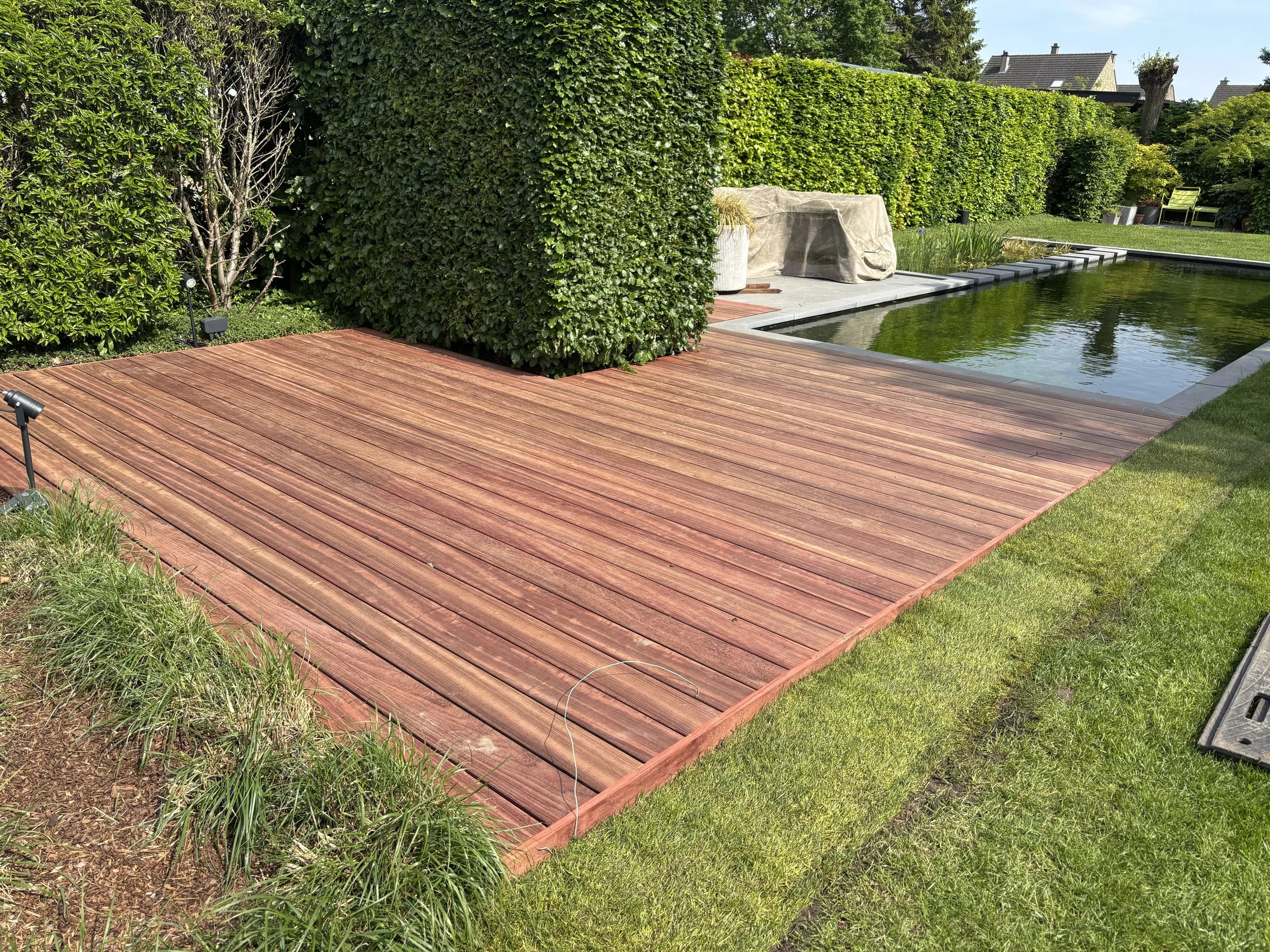 Houten Terras Te Hoevenen