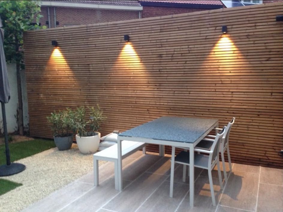 Houten Wand Met Verlichting Te Ekeren