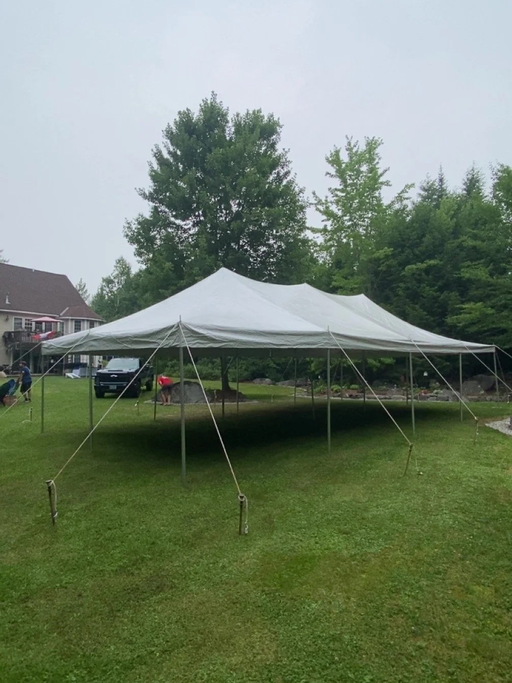 20' x 40' Pole Tent in Sunapee