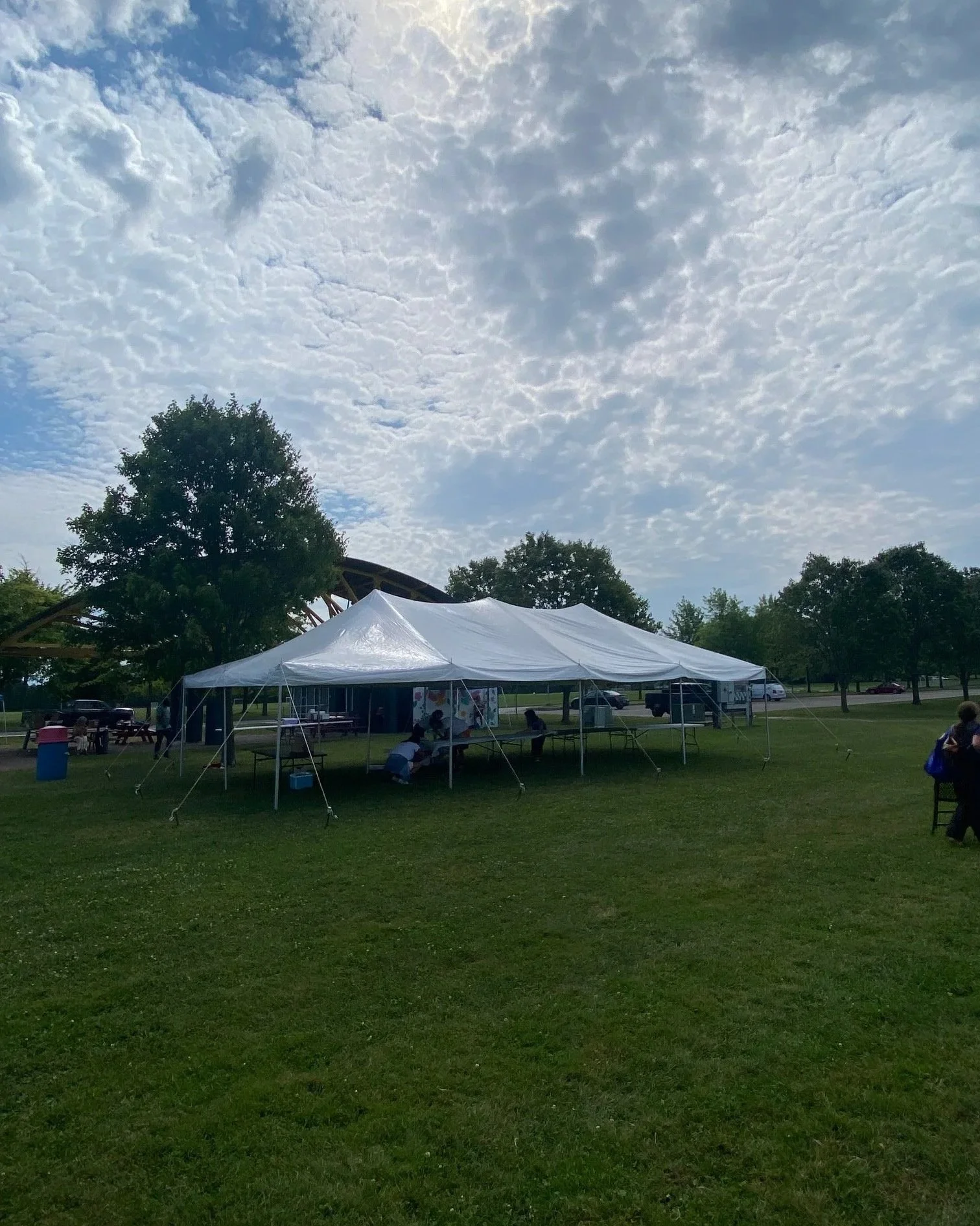 20' x 40' Pole Tent in Burlington