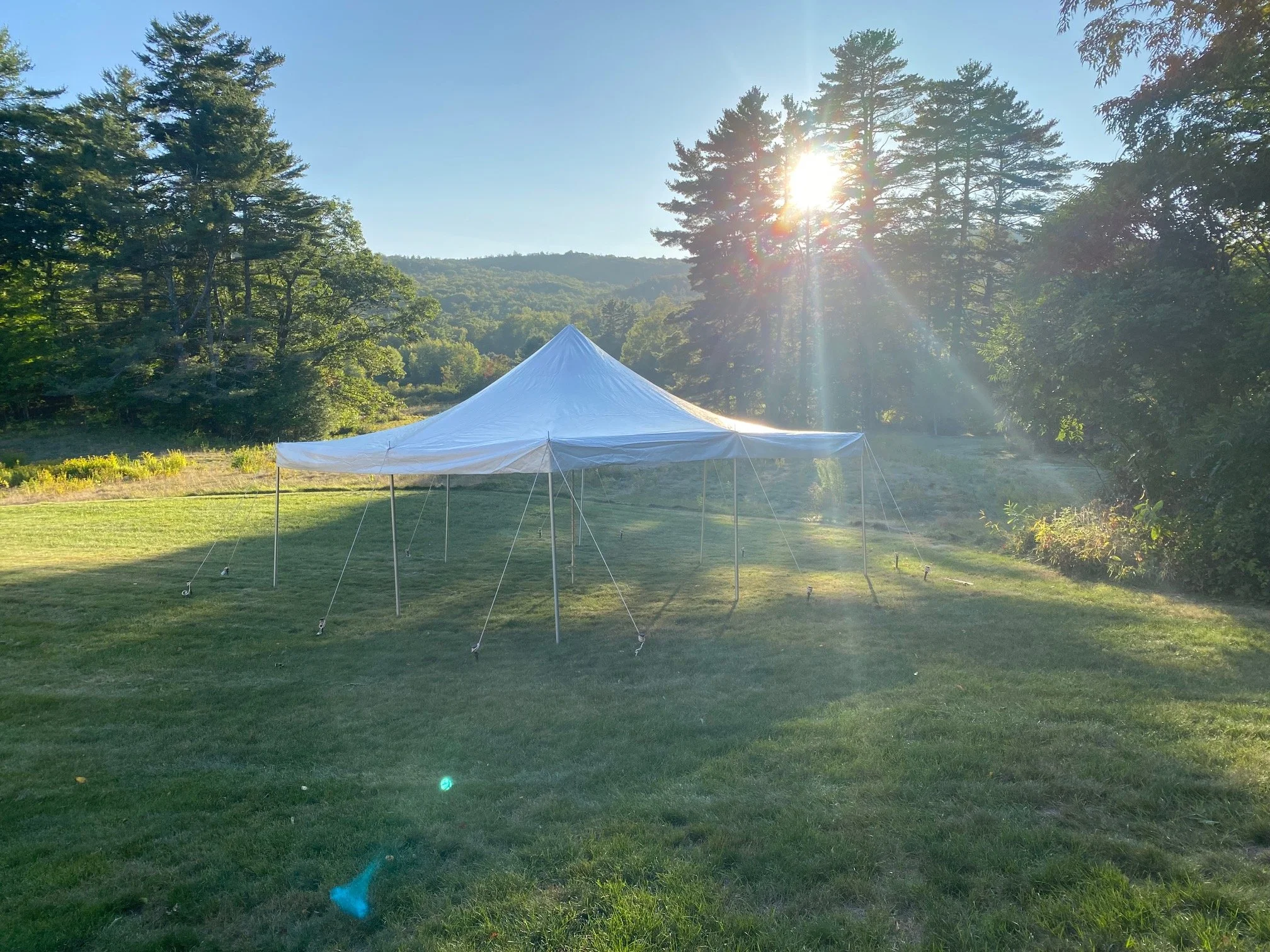 20' x 20' Pole Tent in Sutton