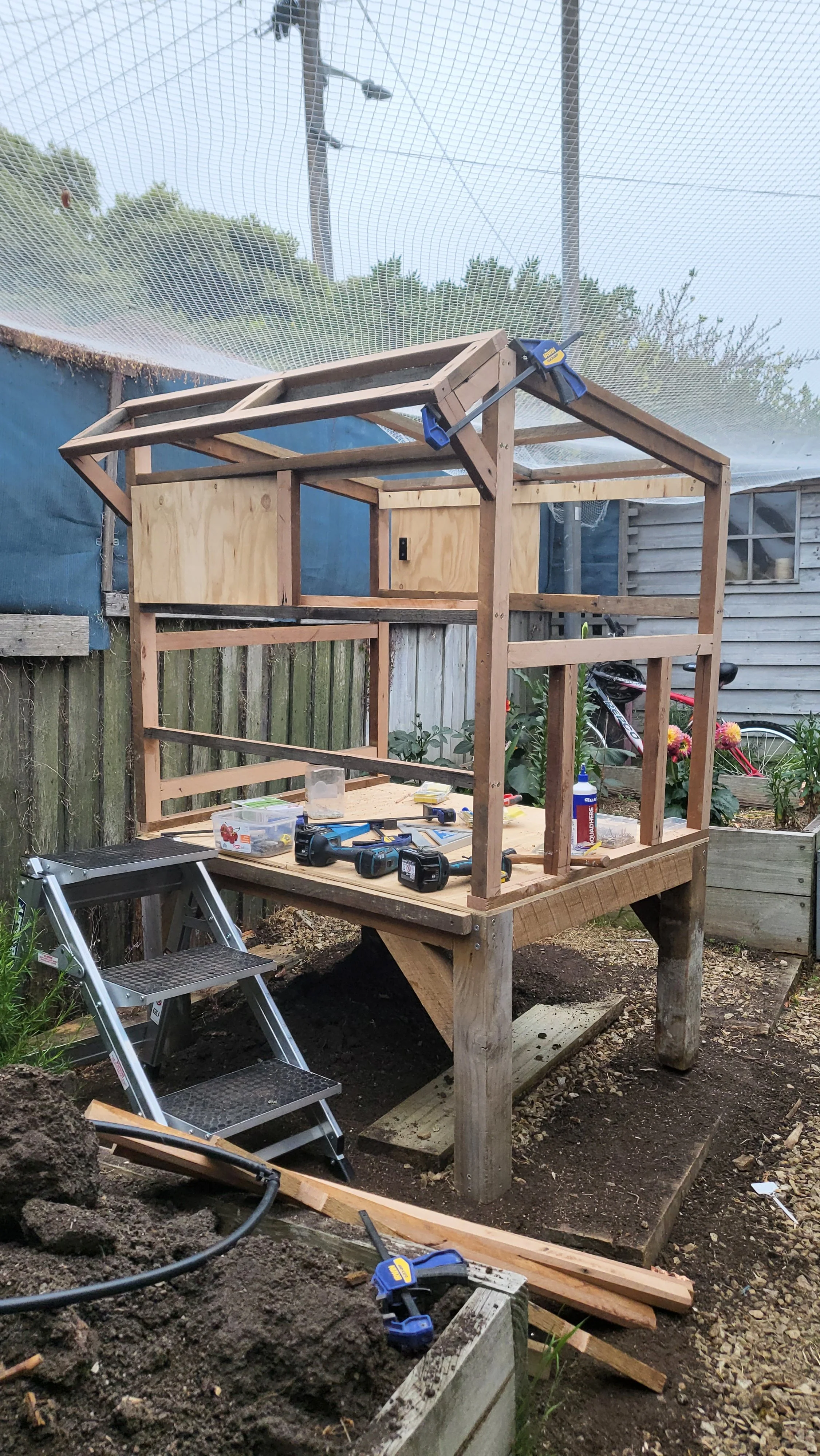 Building the chicken house!