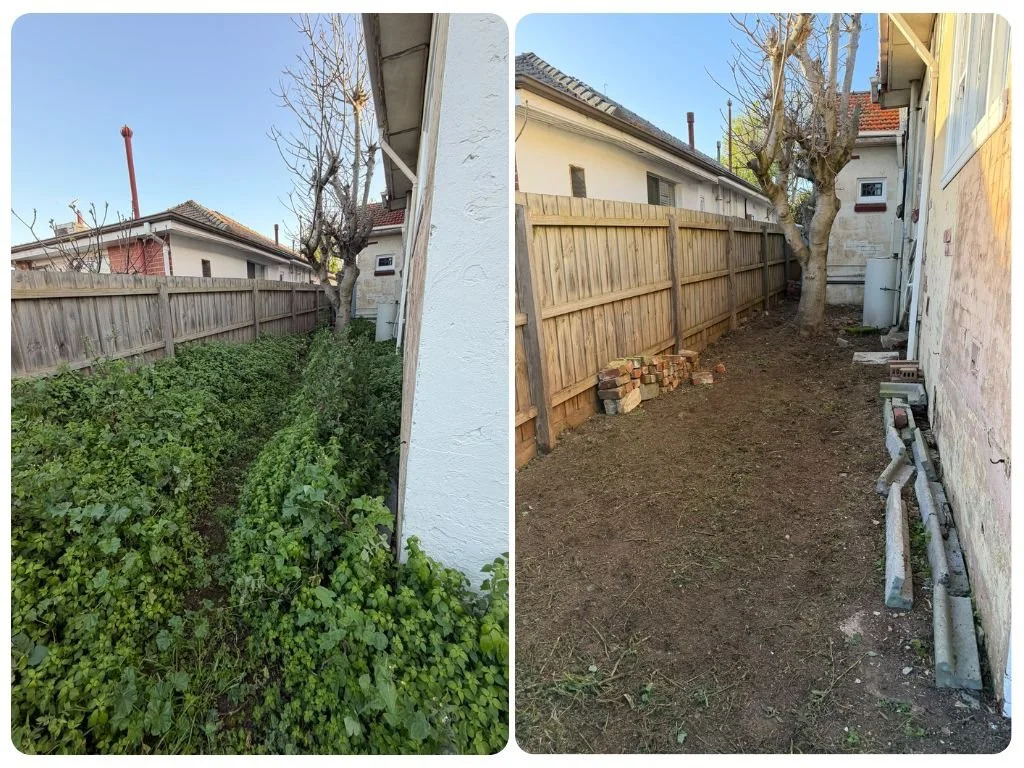 overgrown garden clean up preston