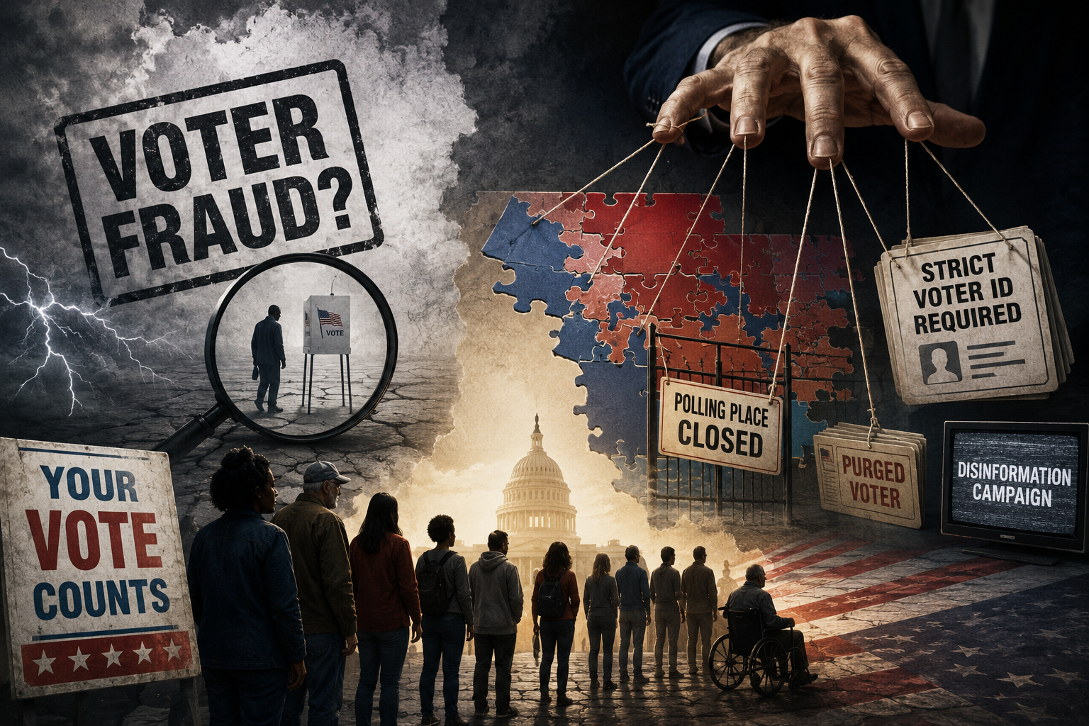 Voter Fraud vs. Election Fraud: Understanding the Real Threat to U.S. Democracy&nbsp;