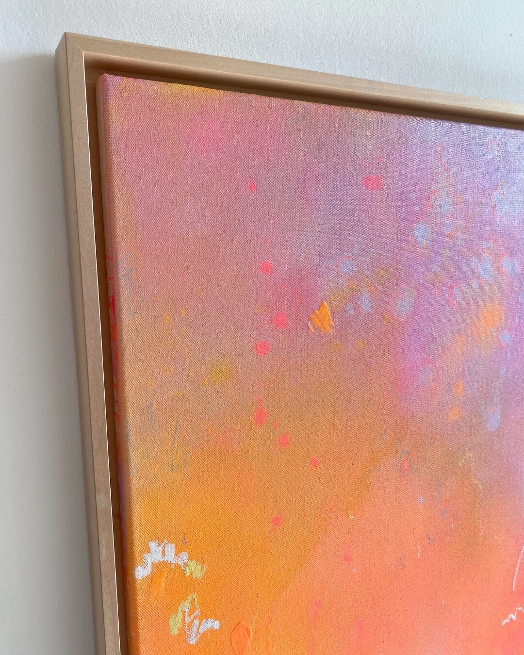 close up from colorful artwork