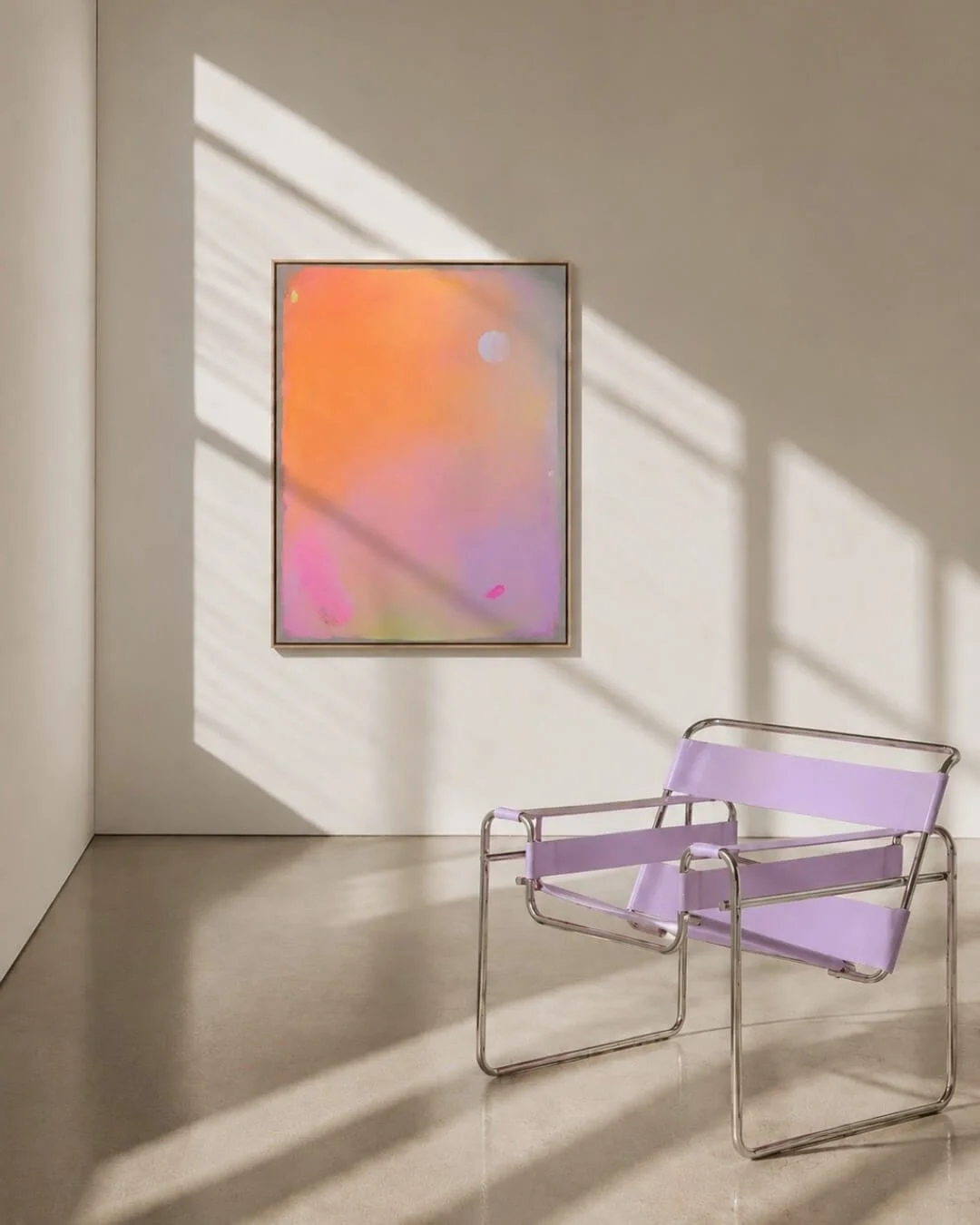 A scene depicting a work of art from the Michigan Sun series