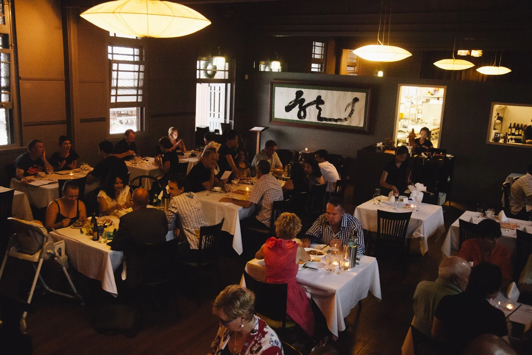 Groups dining at Blue Eye Dragon, Pyrmont
