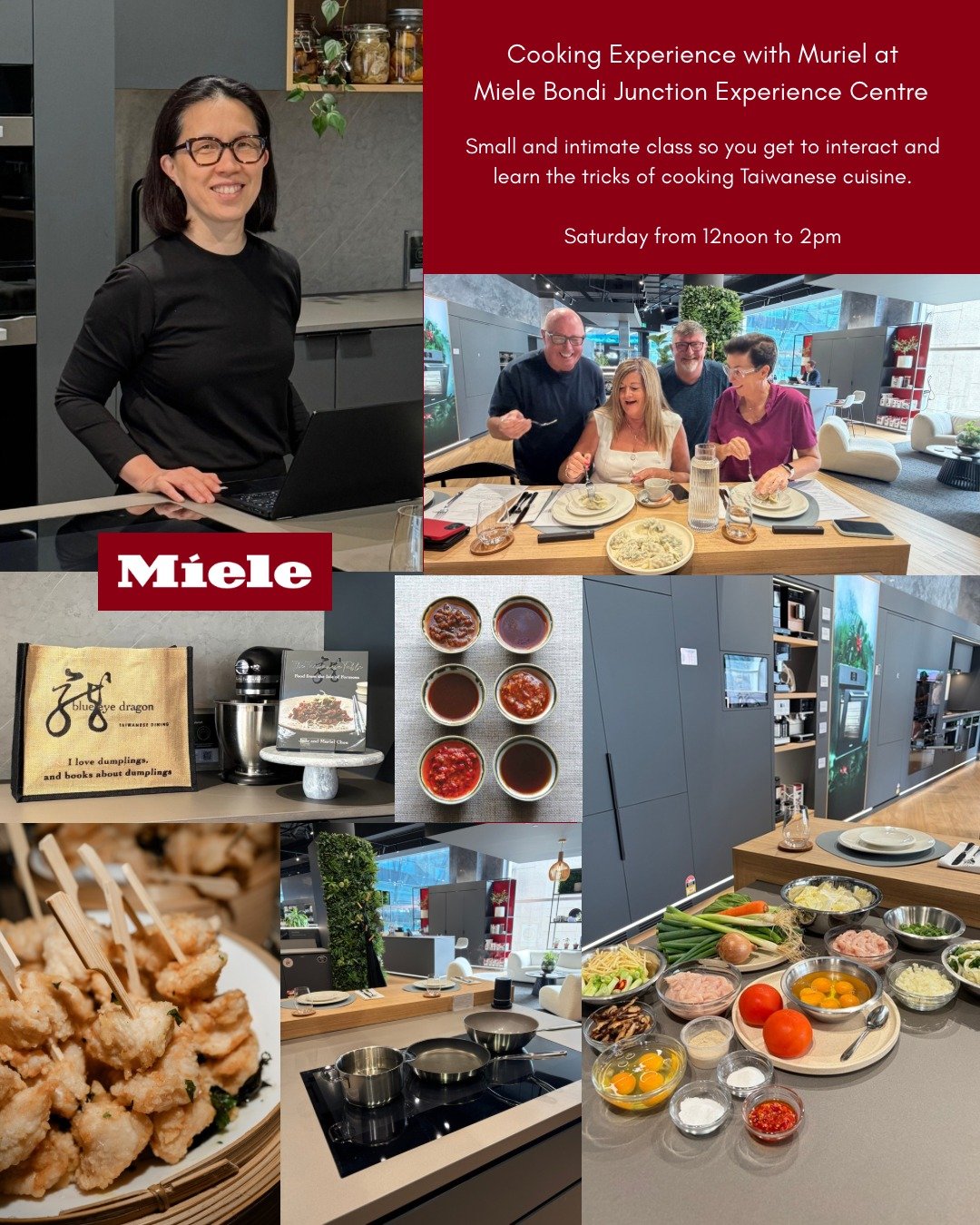 Cooking class with Muriel at Miele Bondi Junction, Sydney
