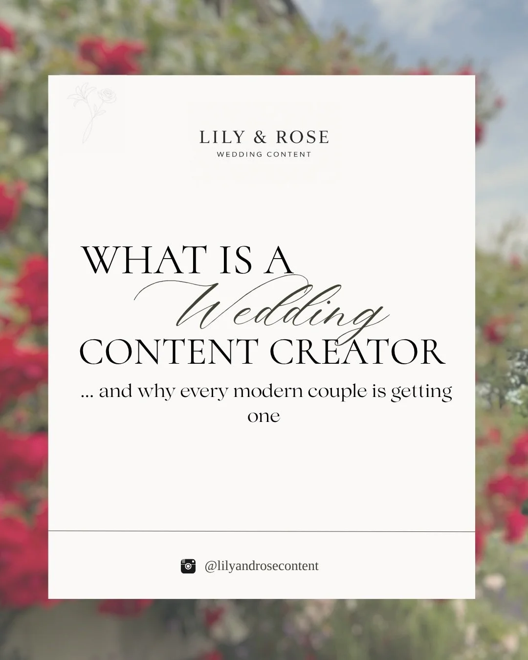 Although wedding content creators have been around for a while, we&rsquo;ve seen a huge rise in popularity over the last few years. So if you&rsquo;re still wondering what exactly a wedding content creator is, or where one fits into your wedding day,
