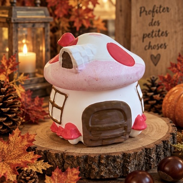 Boîte Maison Champignon 🎃 Halloween