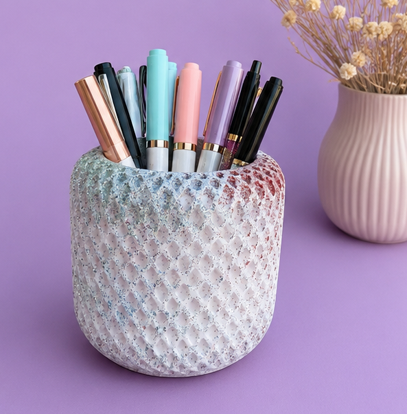 Pot à crayons grille ✏️