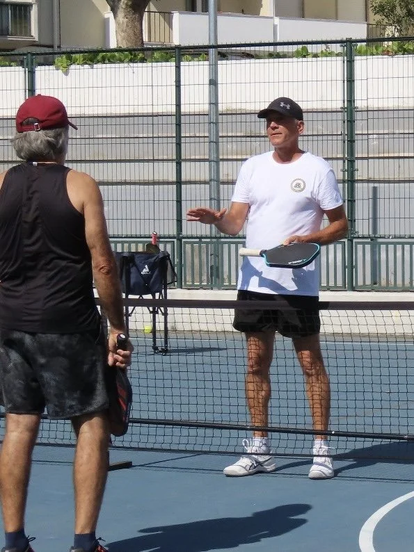 CPL Pickleball Academy class with a coach teaching pickleball players new skills.