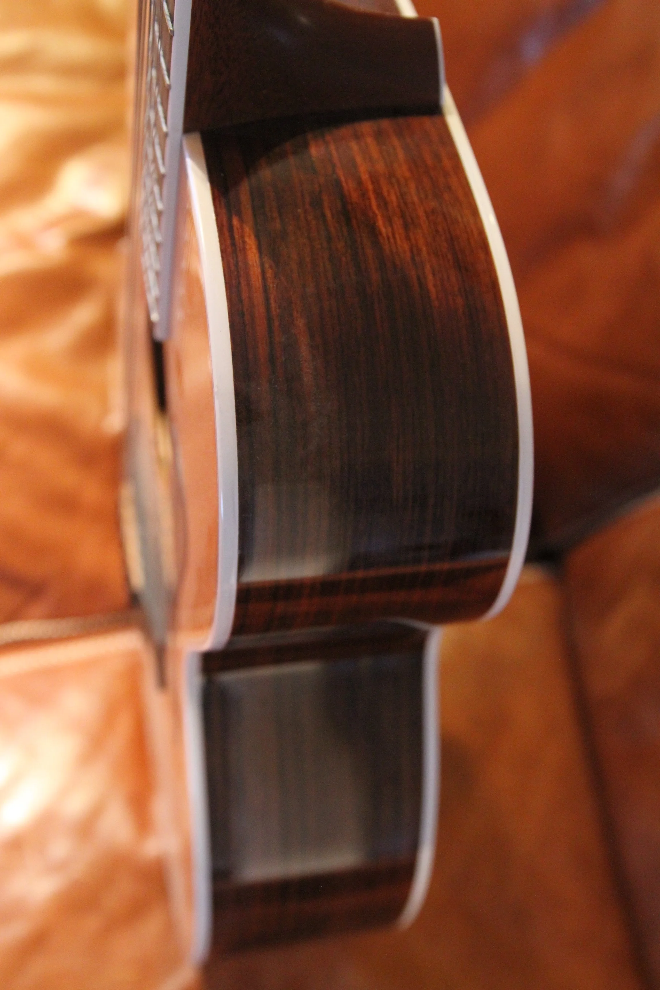 figured rosewood treble side Taylor 855