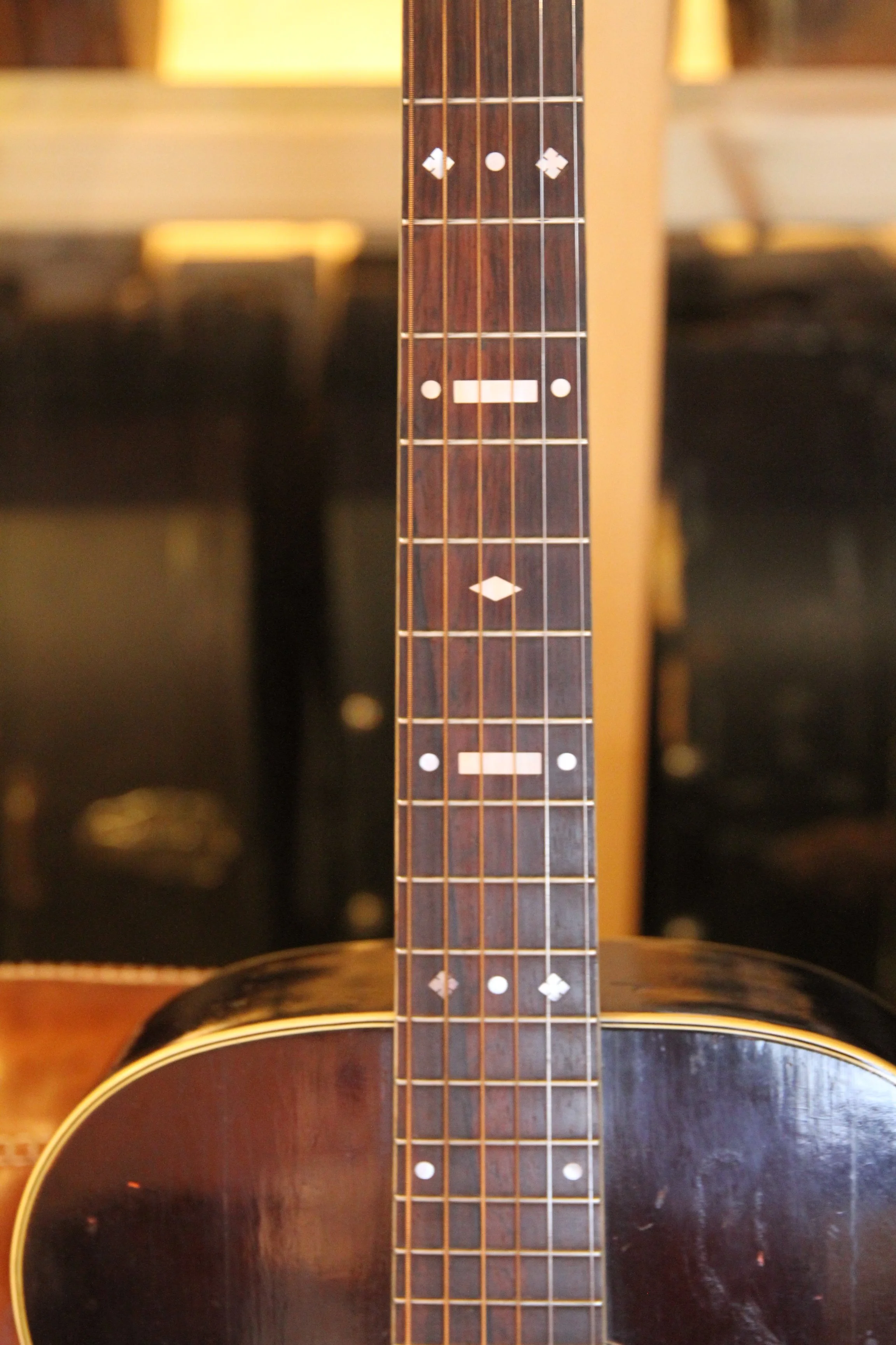 fretboard inlays Weymann Professional 1939