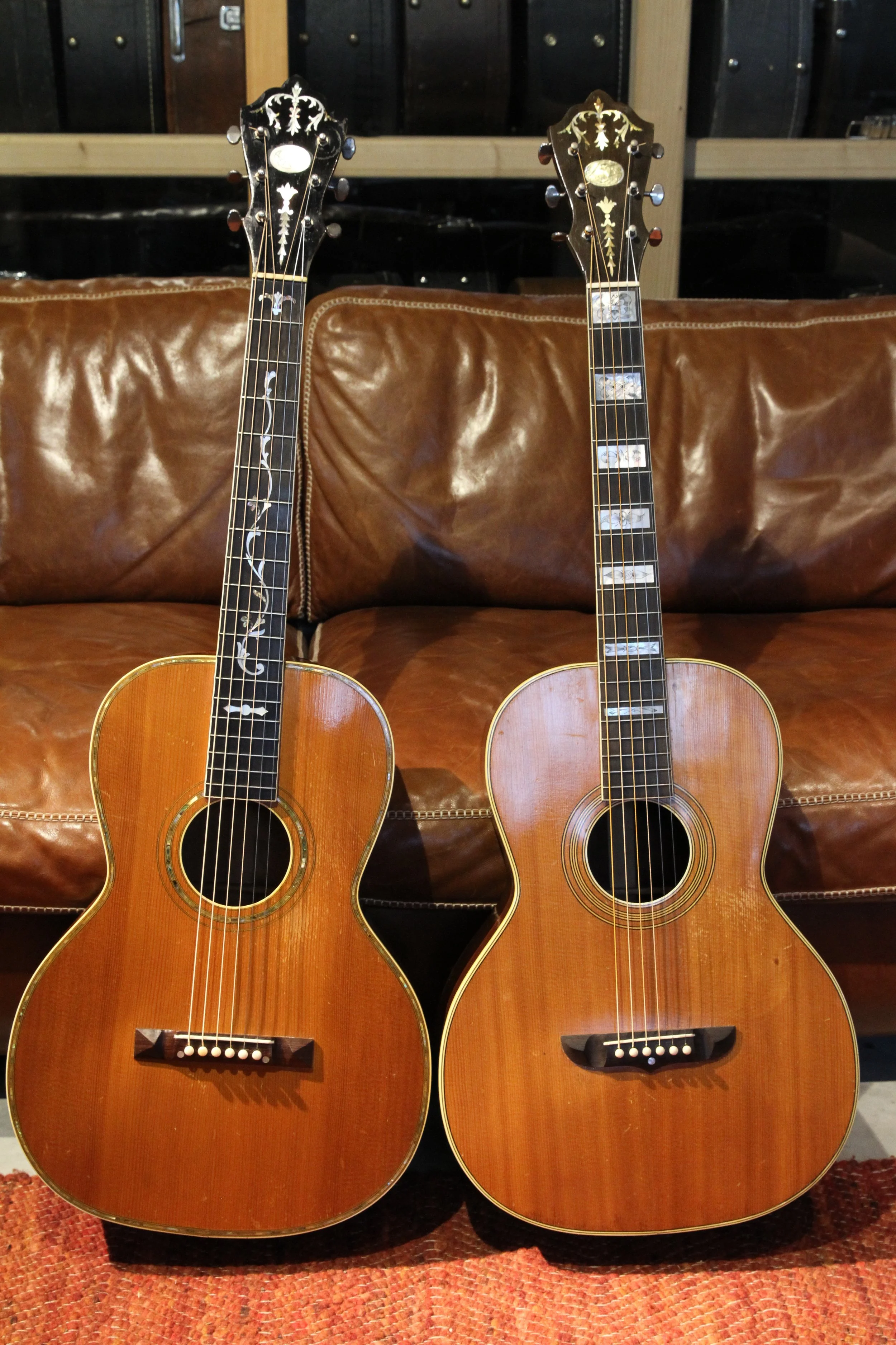 Oahu Deluxe Jumbo 1936 and Bronson Deluxe Jumbo 1936