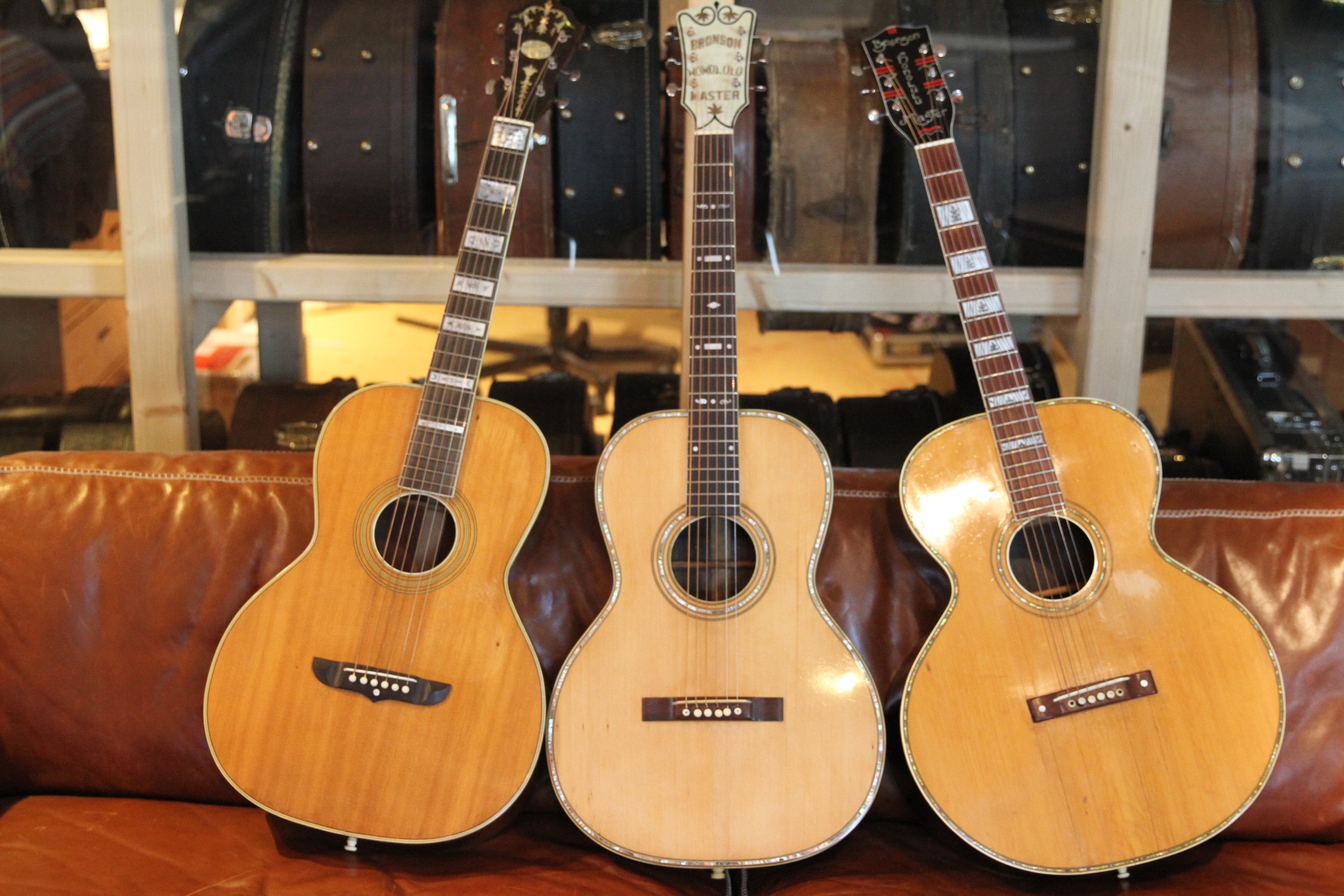 Bronson Deluxe Jumbo 1936, Bronson Honululu Master 1936, Bronson Master Jumbo 1938