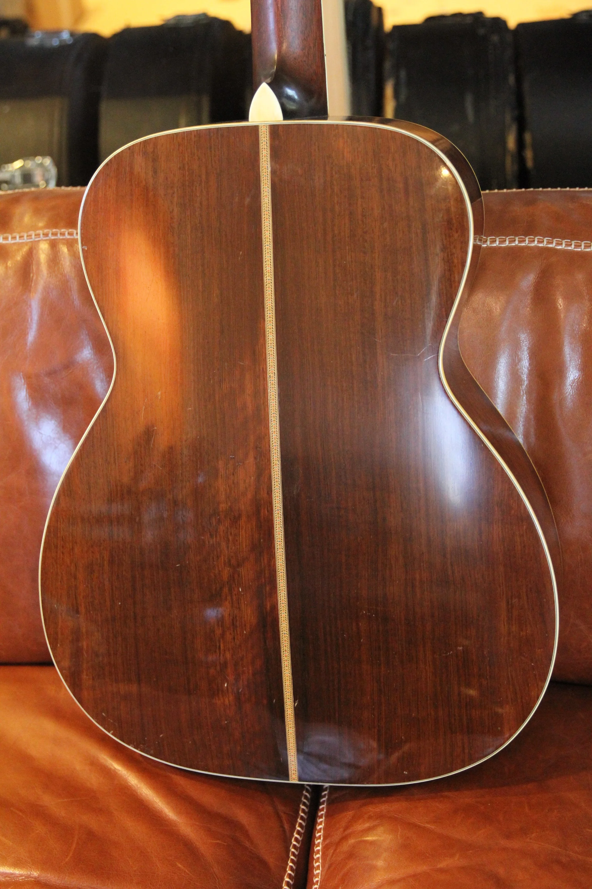 back of Martin F-7 converted guitar of 1936