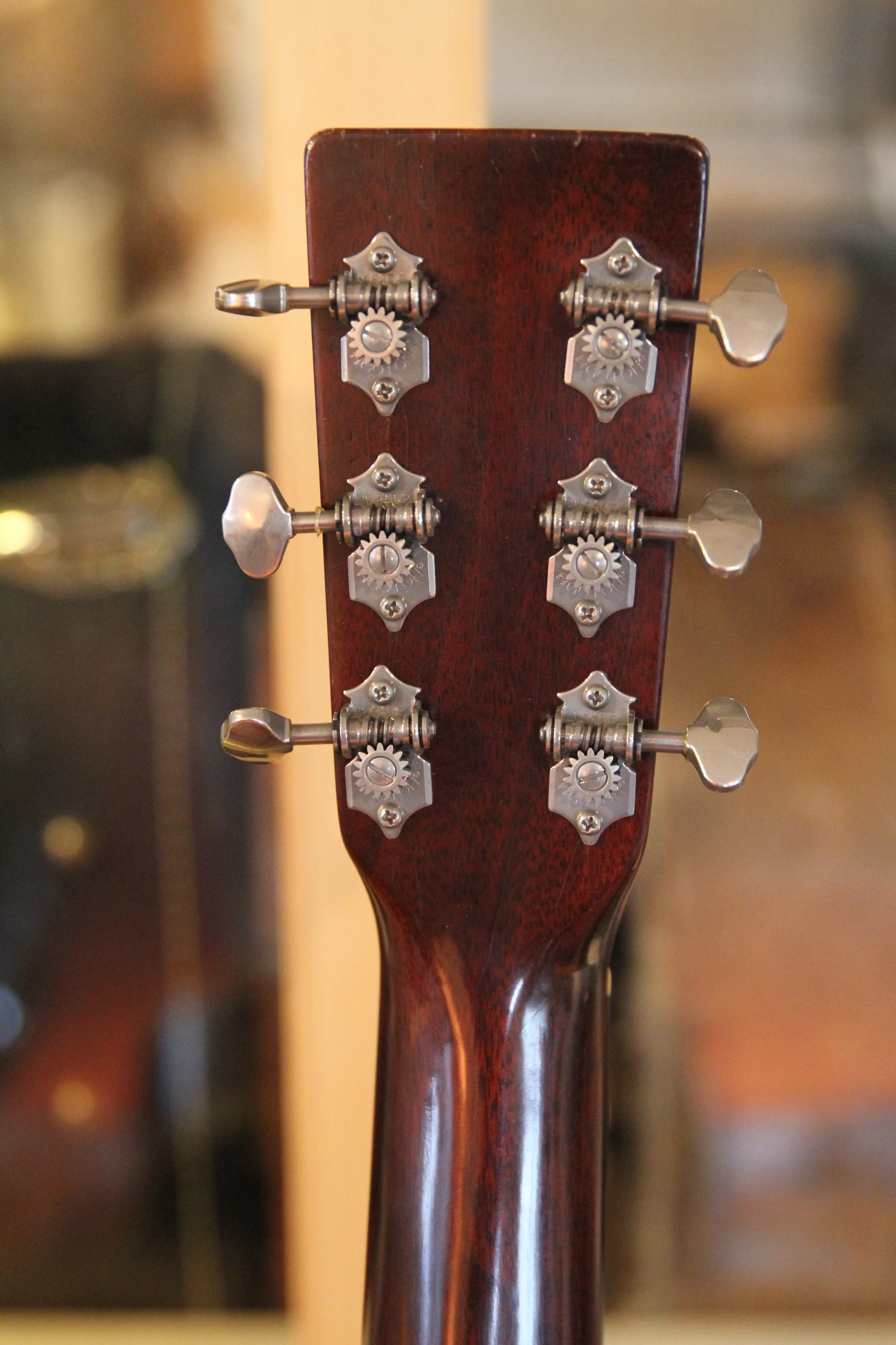 peghead back of Martin F-1