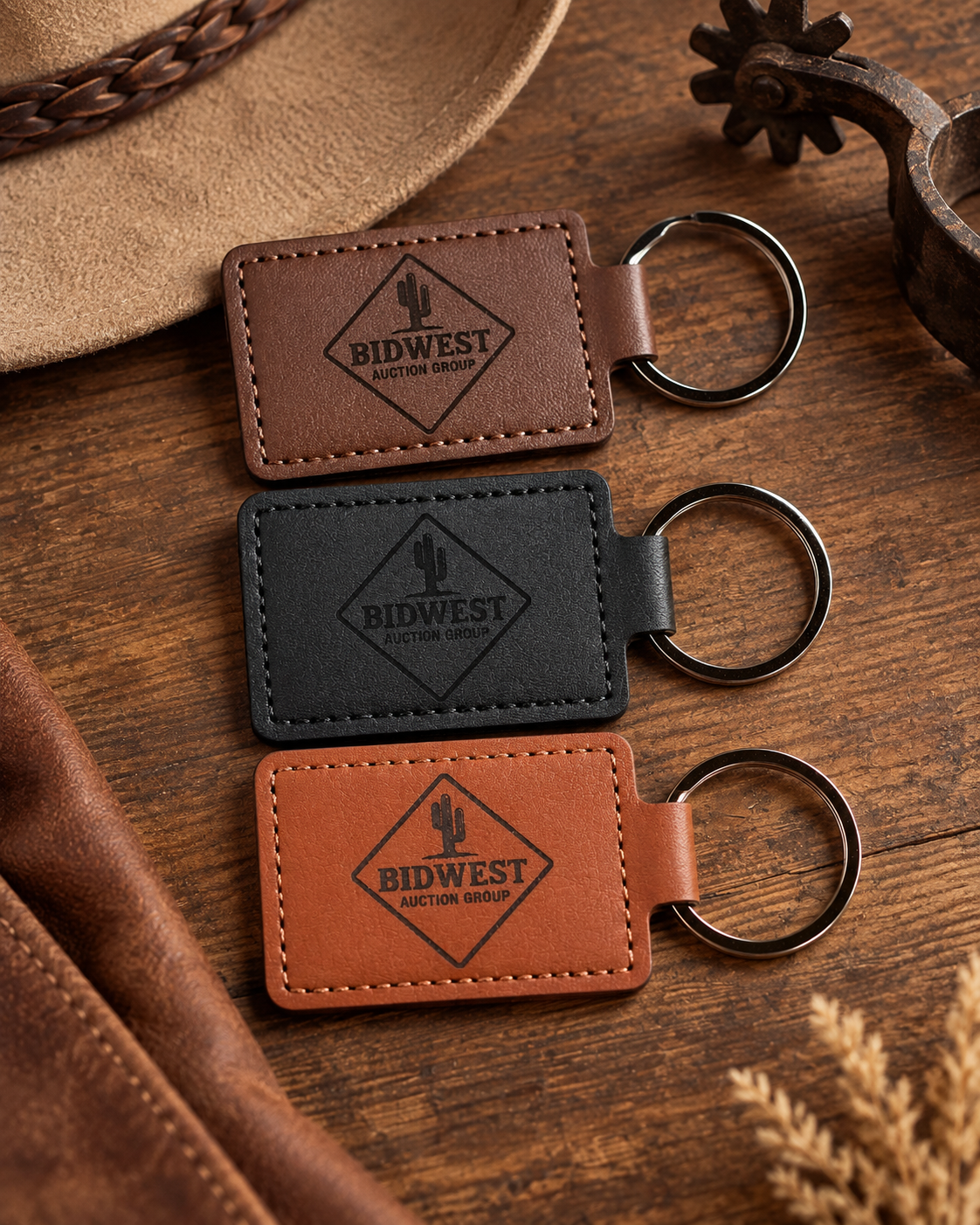 Bidwest auction group keychains
