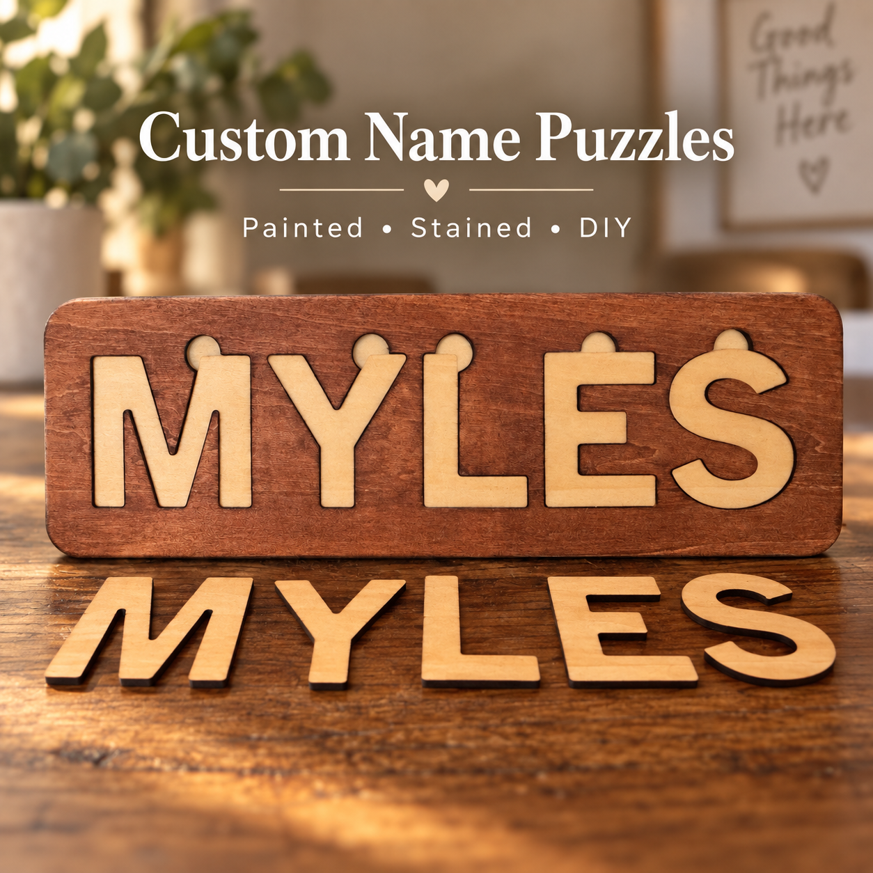Personalized Wooden Name Puzzle