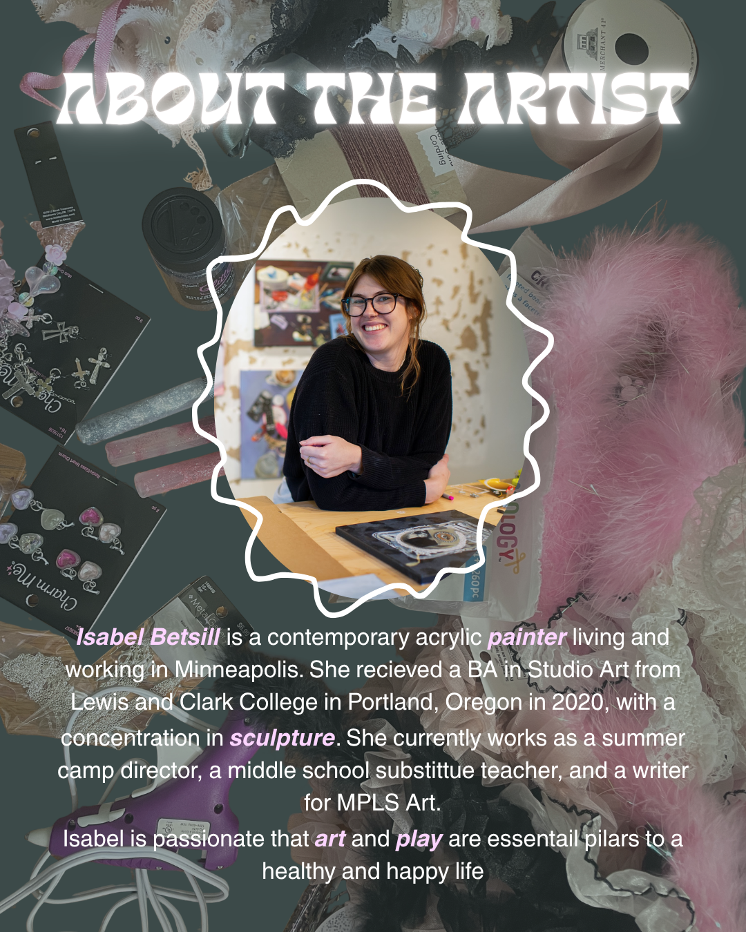 About the Artist behind Blanket Fort, Isabel Betsill