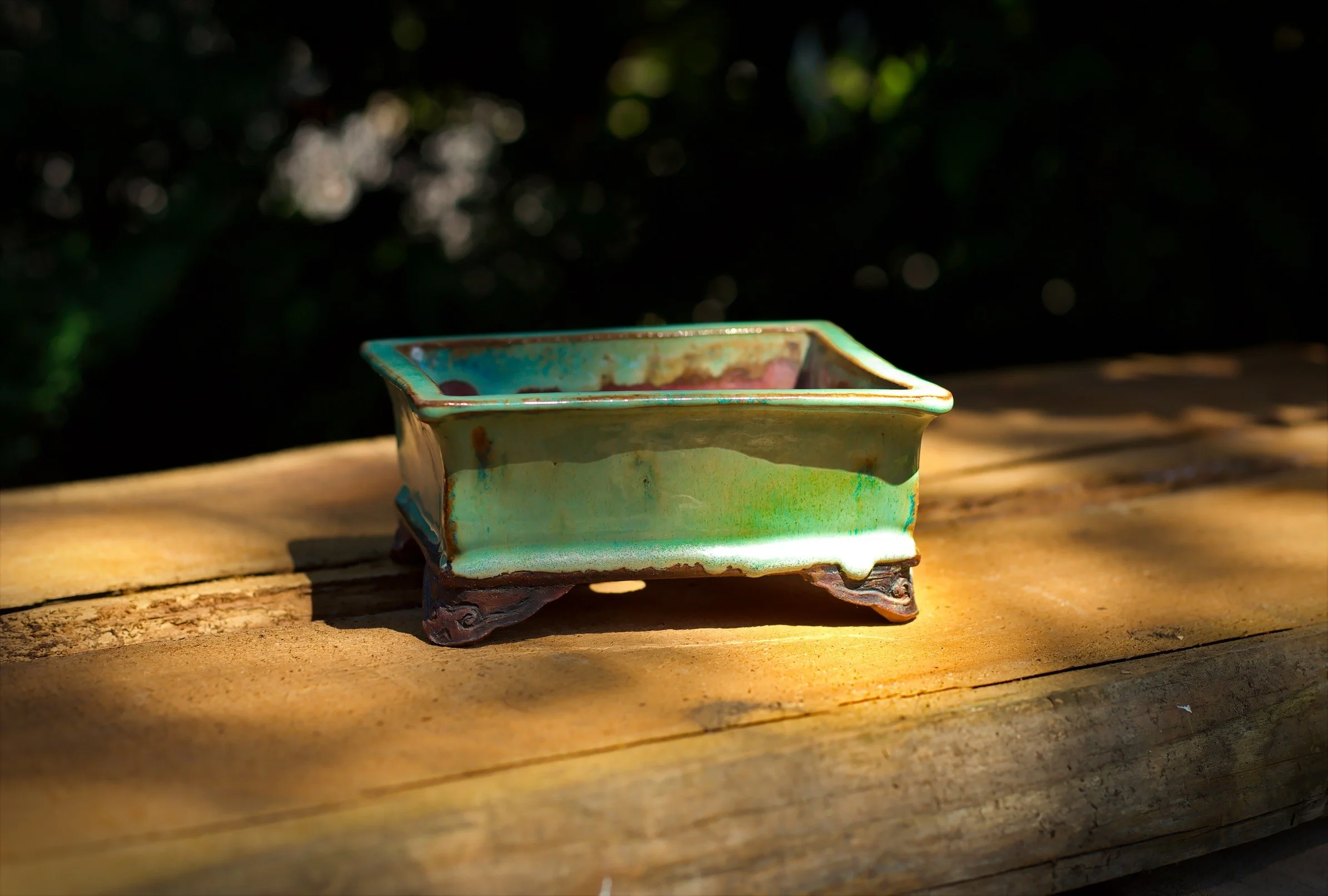 Green/Jade Bonsai Pot