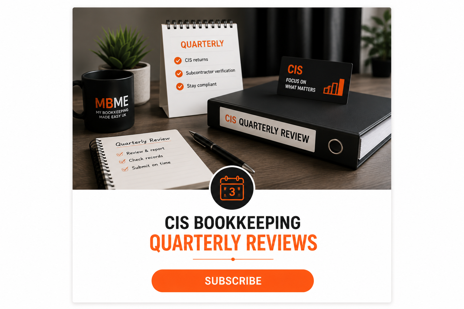 CIS Bookkeeping Quarterly Reviews