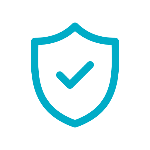 Shield icon with a checkmark inside