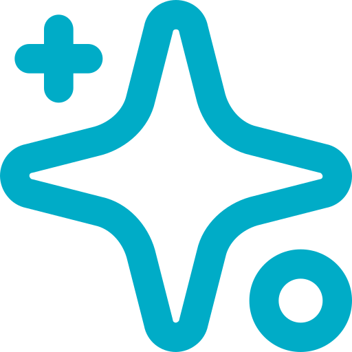 A medical symbol combining a blue star of life with a plus sign and a circle.