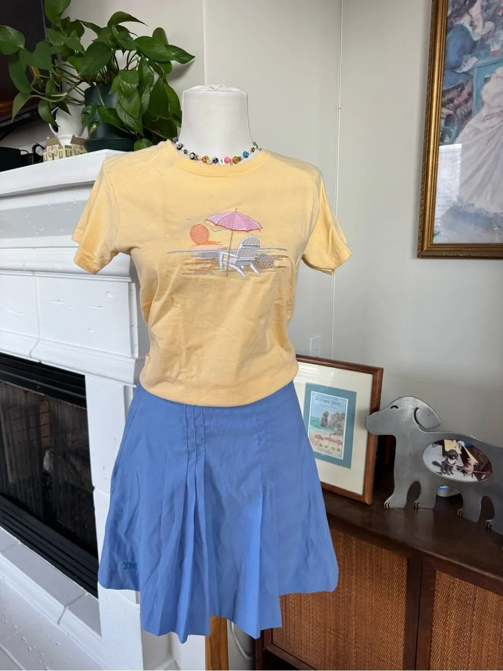 Embroidered Beach Tee