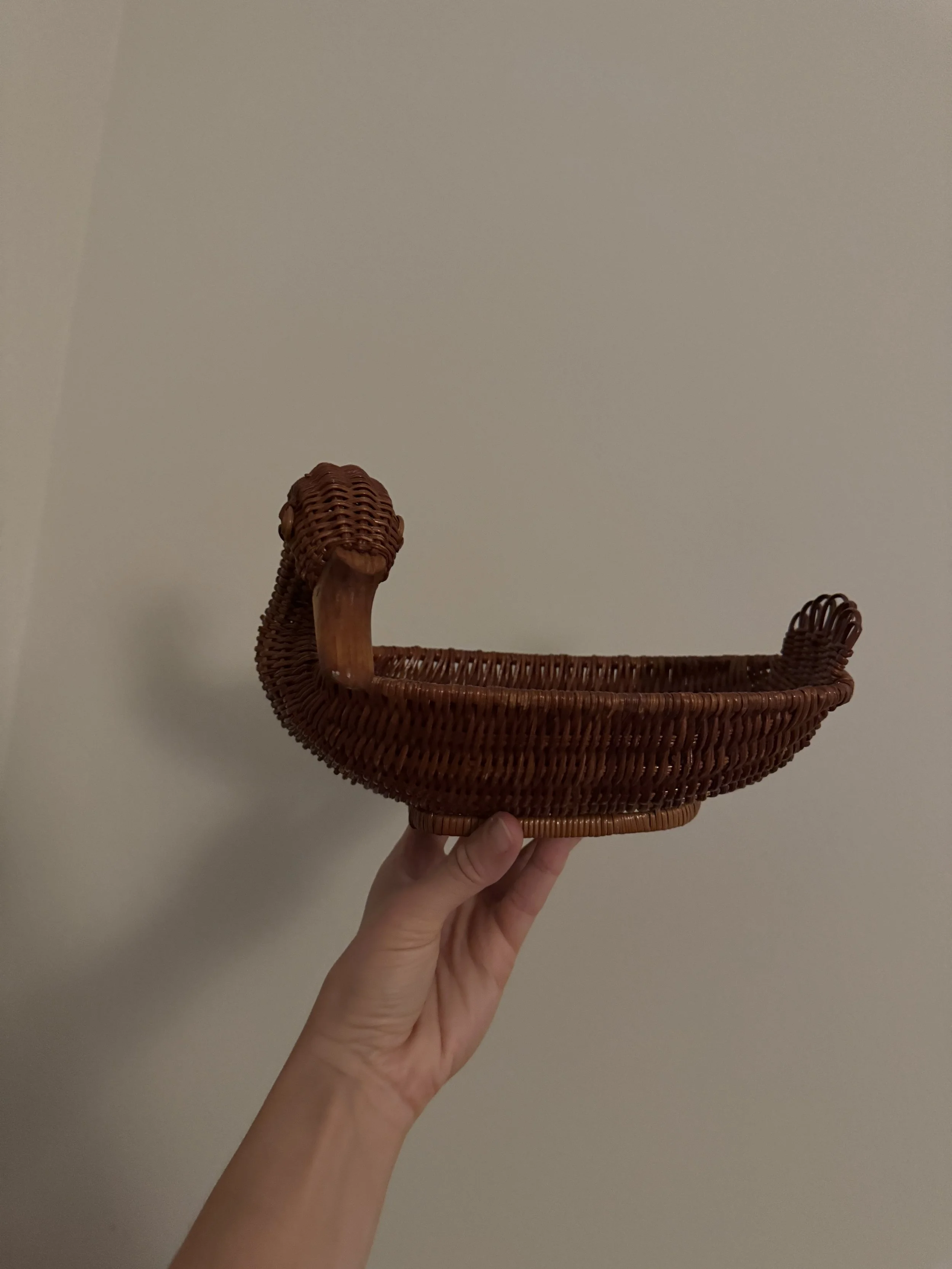 Wicker Duck Basket