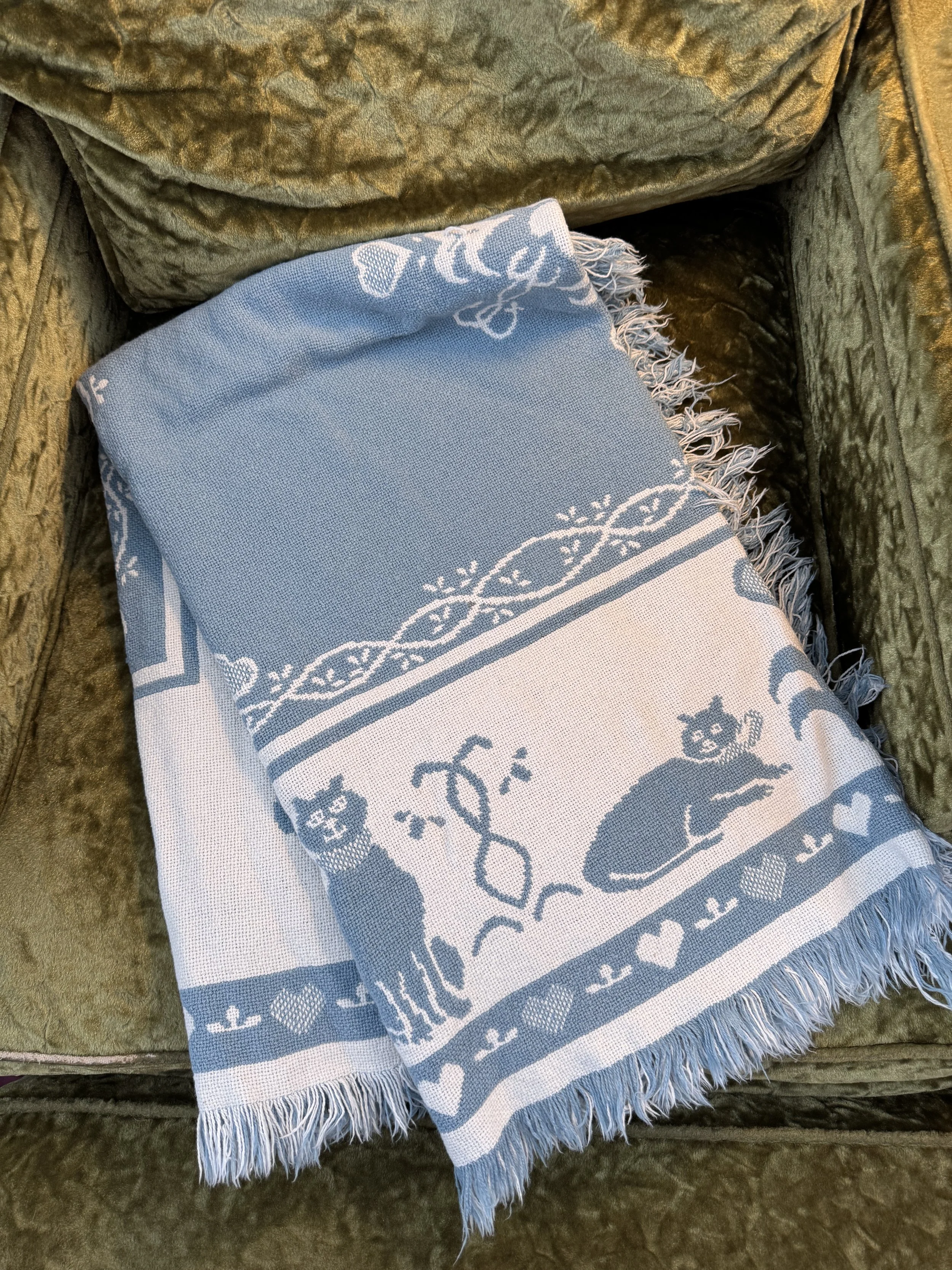 Cat Tapestry Throw Blanket