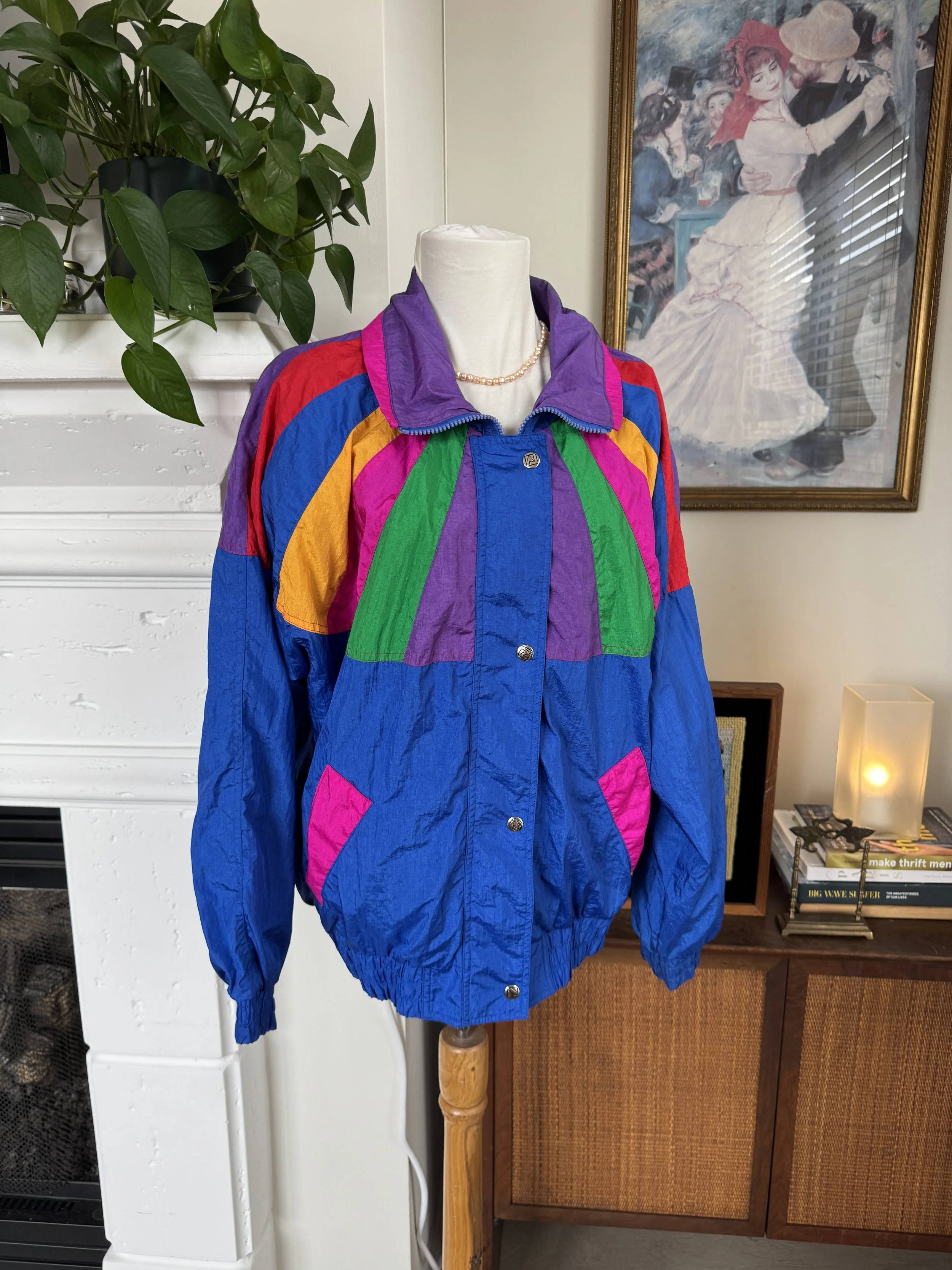 80’s Multicolor Windbreaker